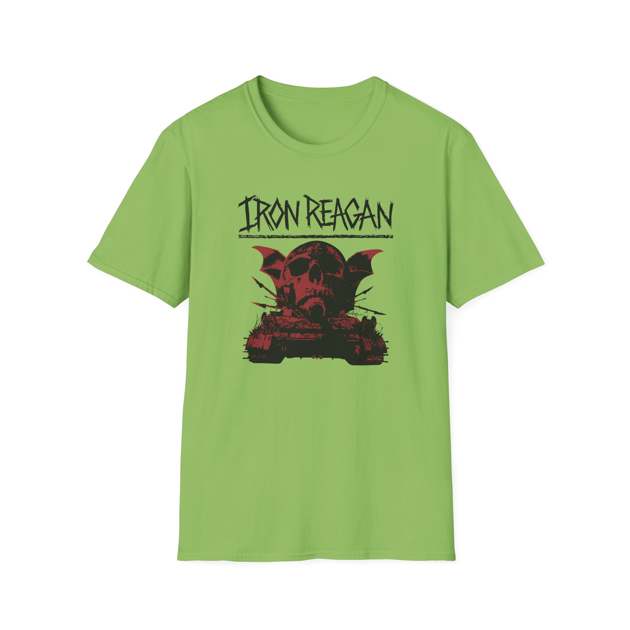 Iron Reagan Warning Unisex Softstyle T-Shirt