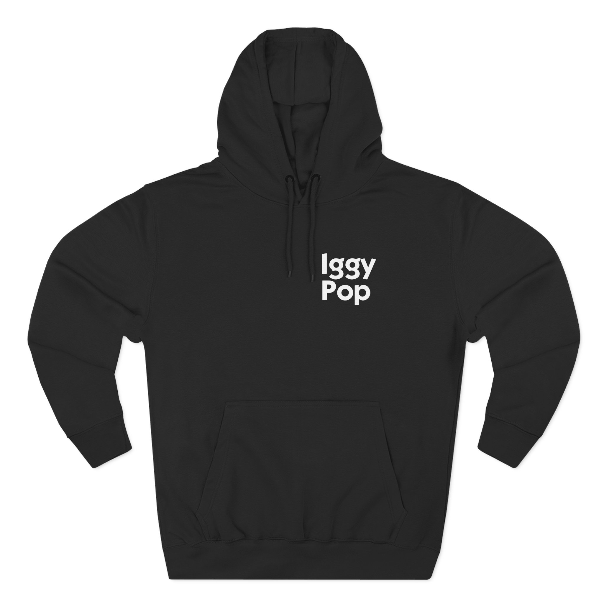 The Stooges Iggy Pop Photo Three-Panel Fleece Hoodie