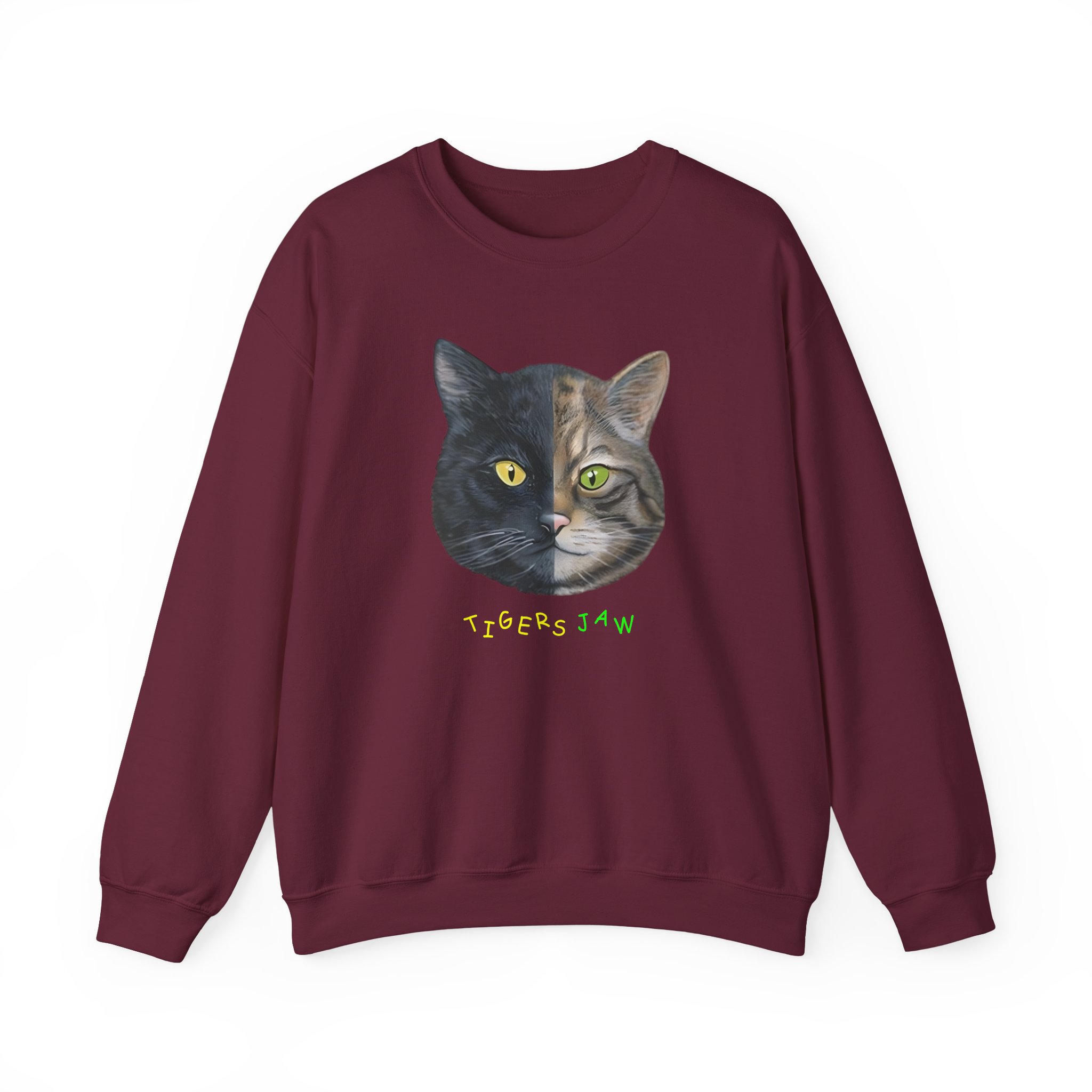 Tigers Jaw Cat Unisex Heavy Blendâ„¢ Crewneck Sweatshirt