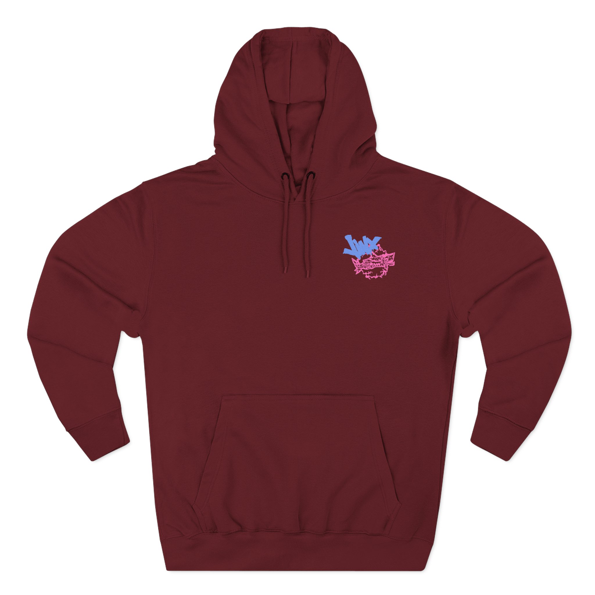 Jinx Arcane Gun Three-Panel Fleece Hoodie