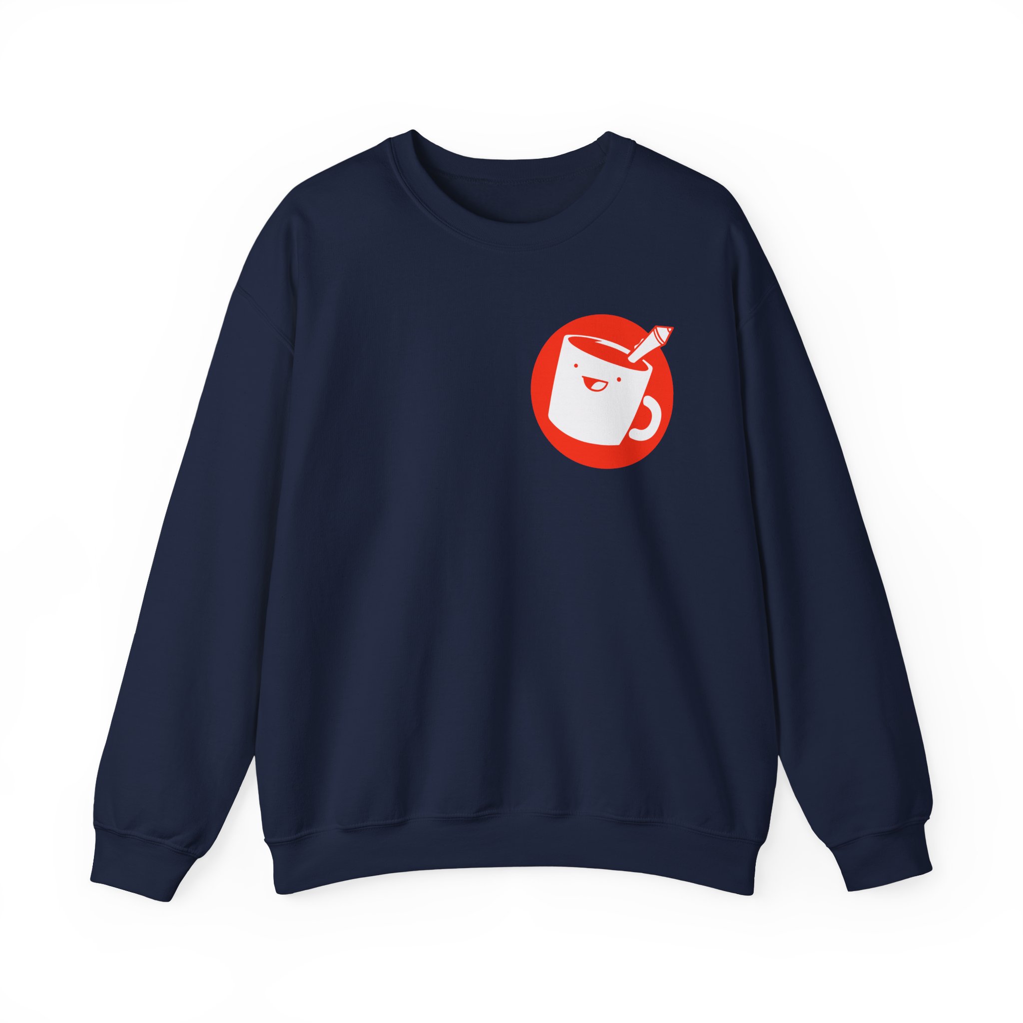 Drawfee Logo Unisex Heavy Blendâ„¢ Crewneck Sweatshirt