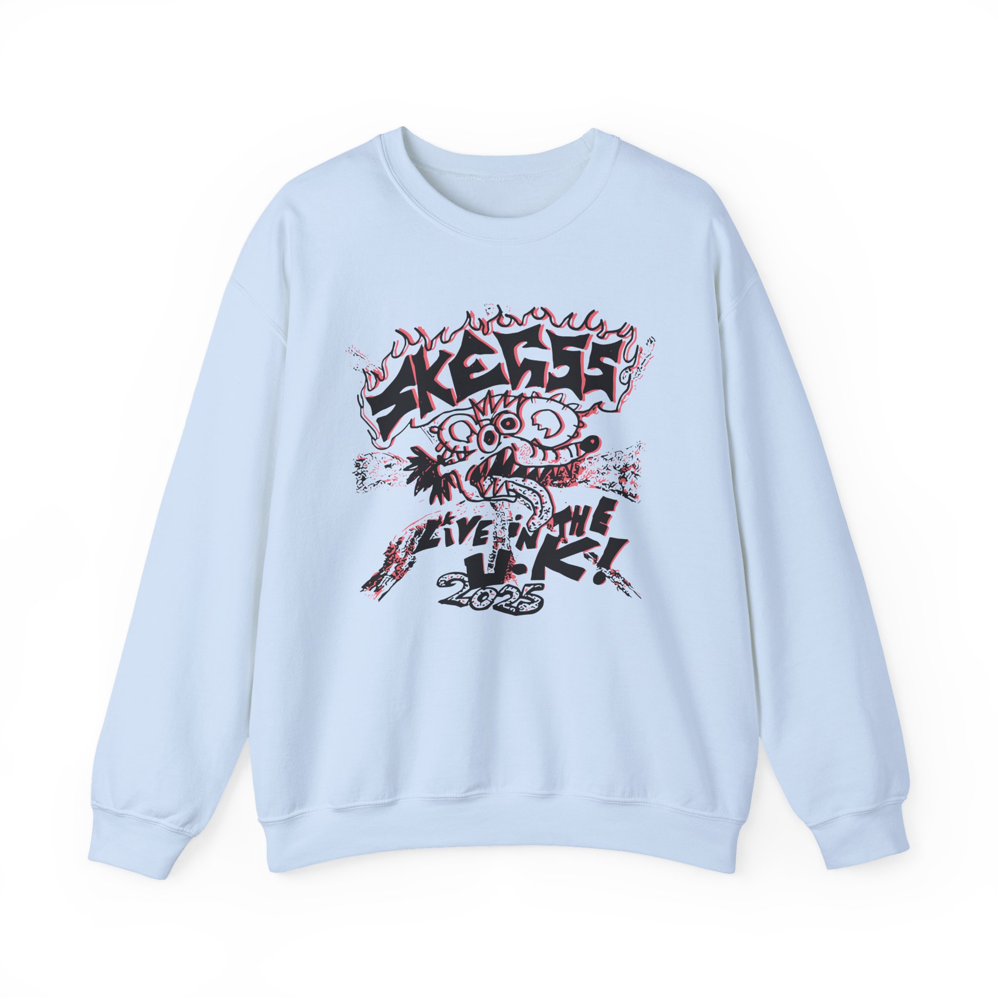Skegss Live in the Uk 2025 Unisex Heavy Blendâ„¢ Crewneck Sweatshirt