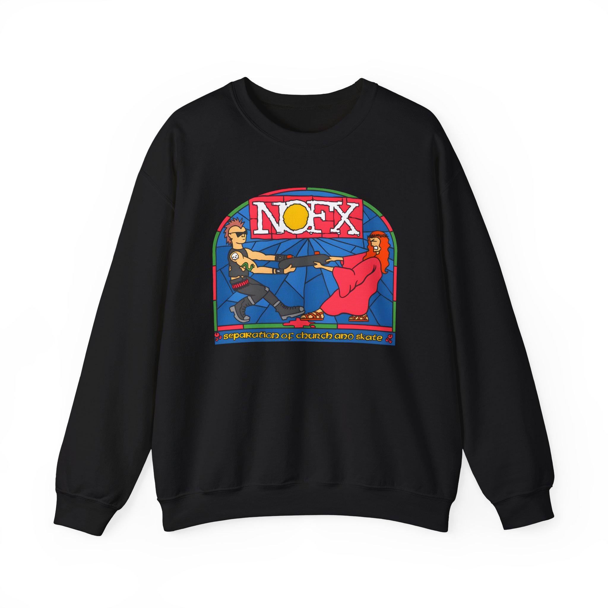 Nofx Seperation Unisex Heavy Blendâ„¢ Crewneck Sweatshirt