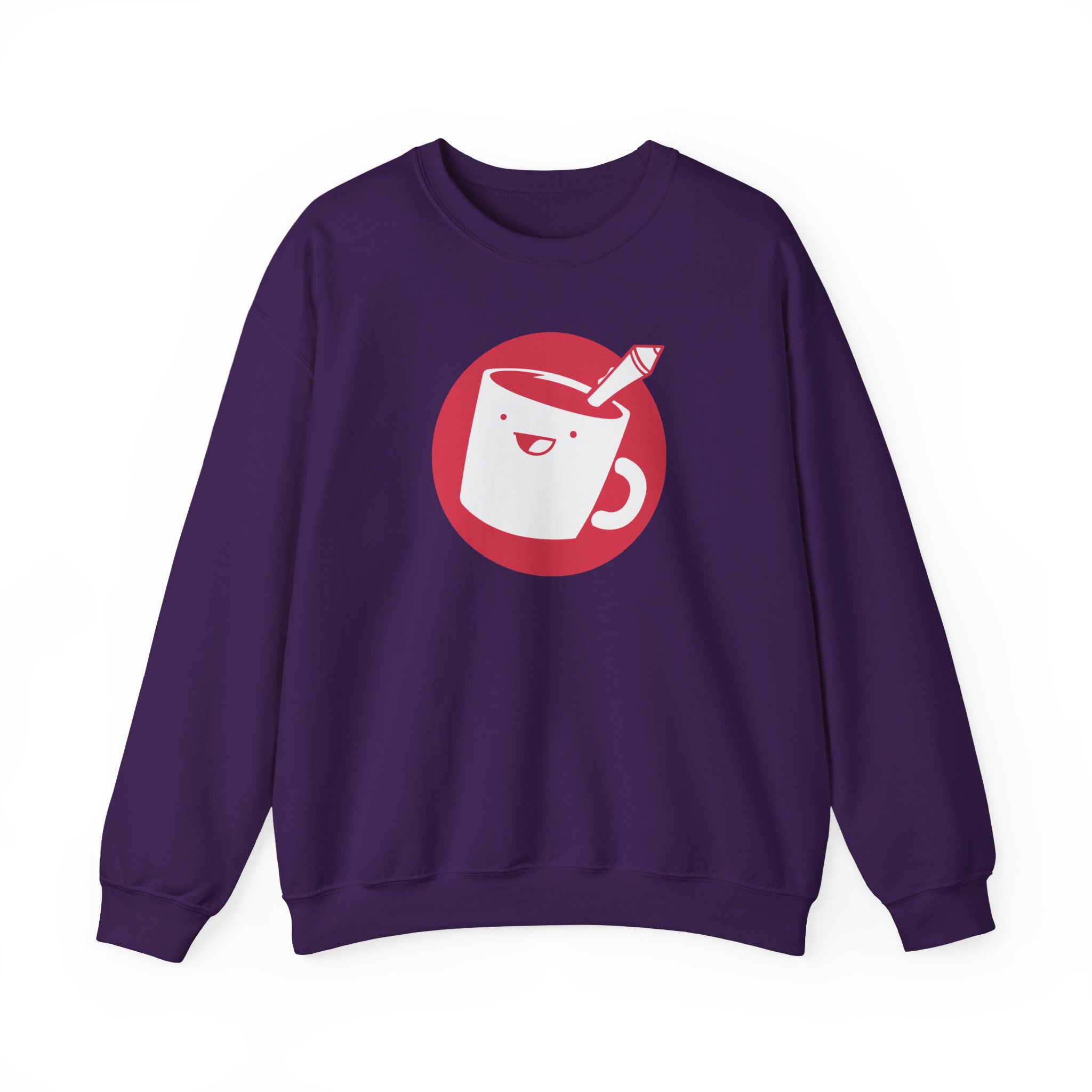 Drawfee Logo Unisex Heavy Blendâ„¢ Crewneck Sweatshirt