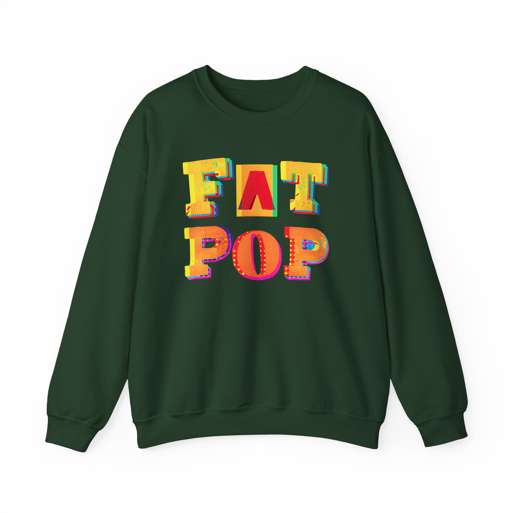 PW Fat Pop Logo Unisex Heavy Blendâ„¢ Crewneck Sweatshirt