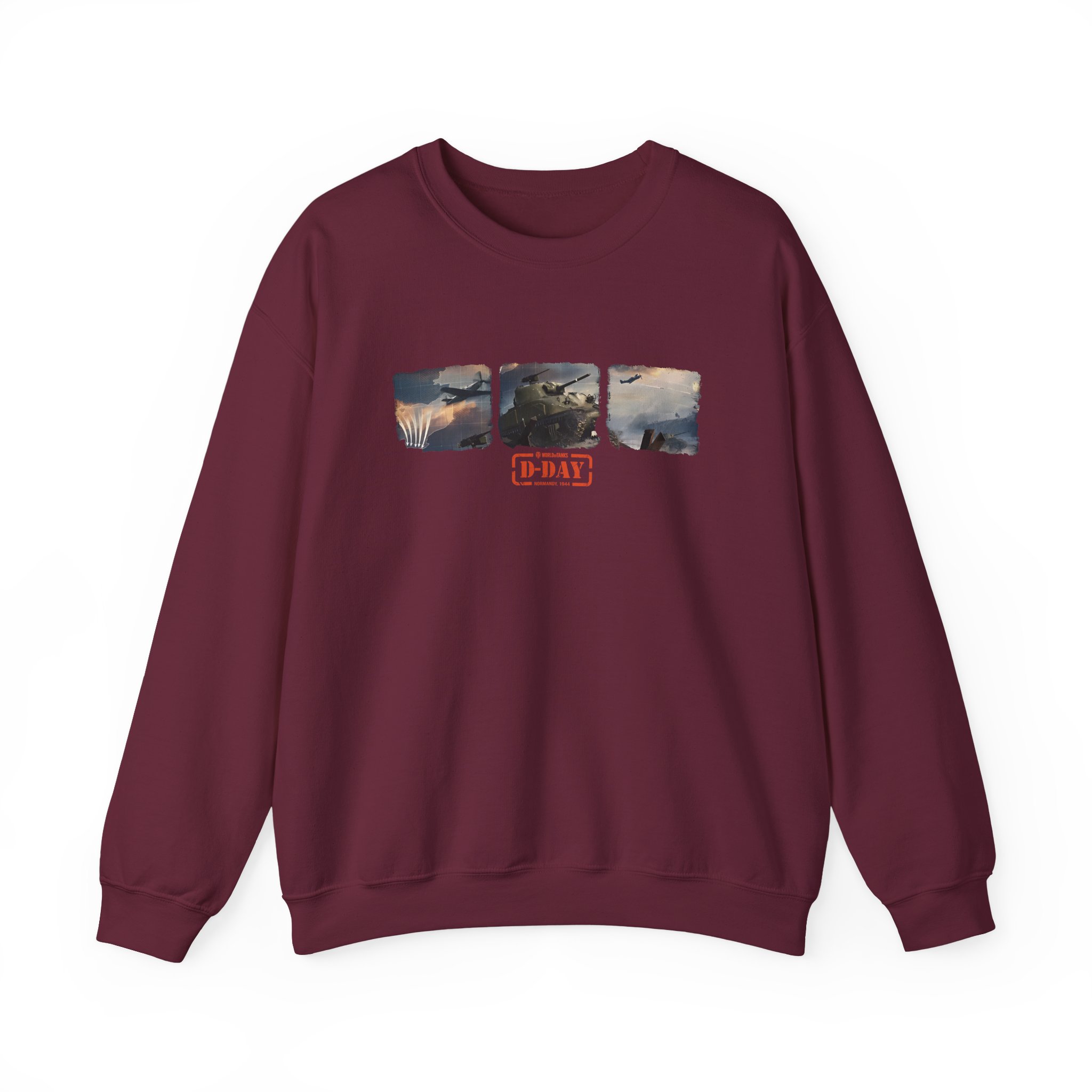 World of Tank Wot D-day Unisex Heavy Blendâ„¢ Crewneck Sweatshirt