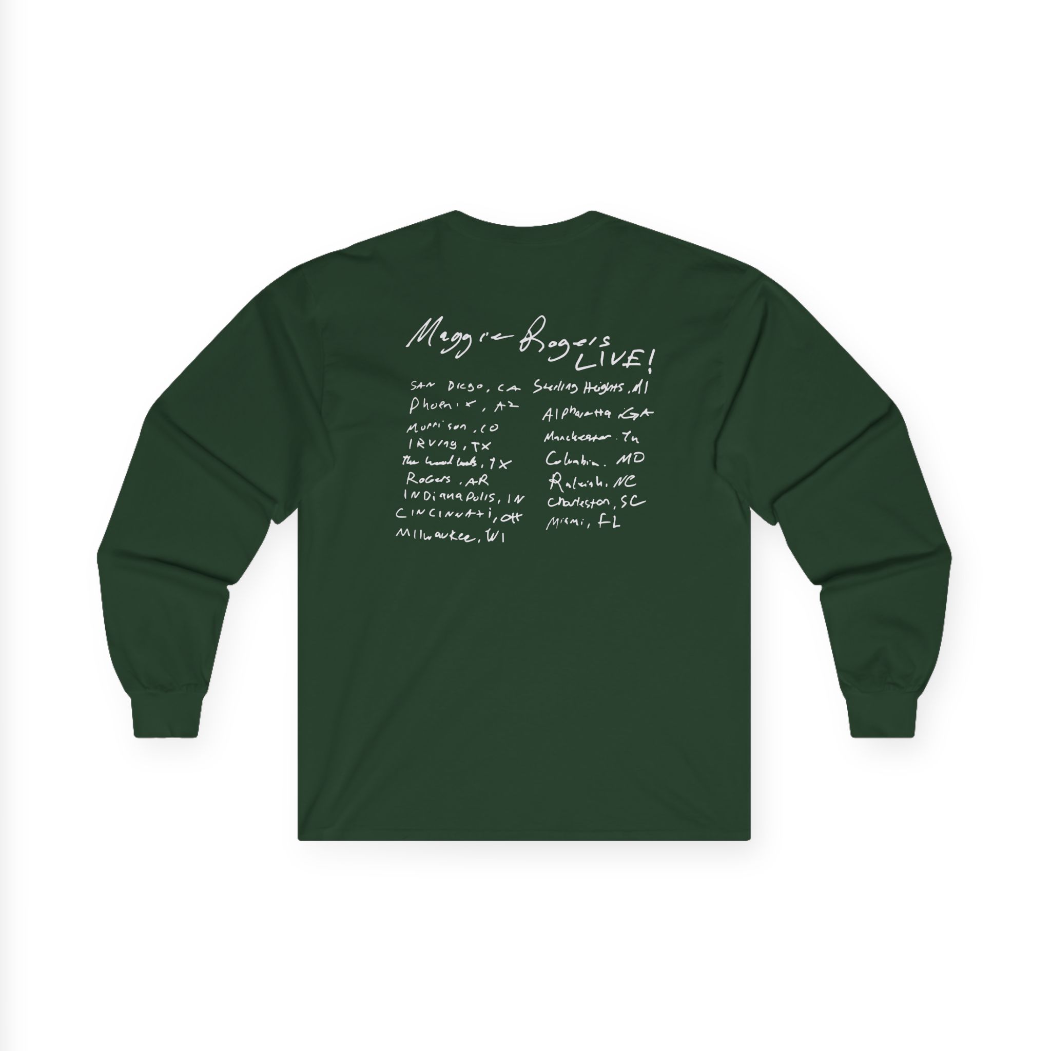 Maggie Rogers The Don't Forget Me Unisex Ultra Cotton Long Sleeve Tee
