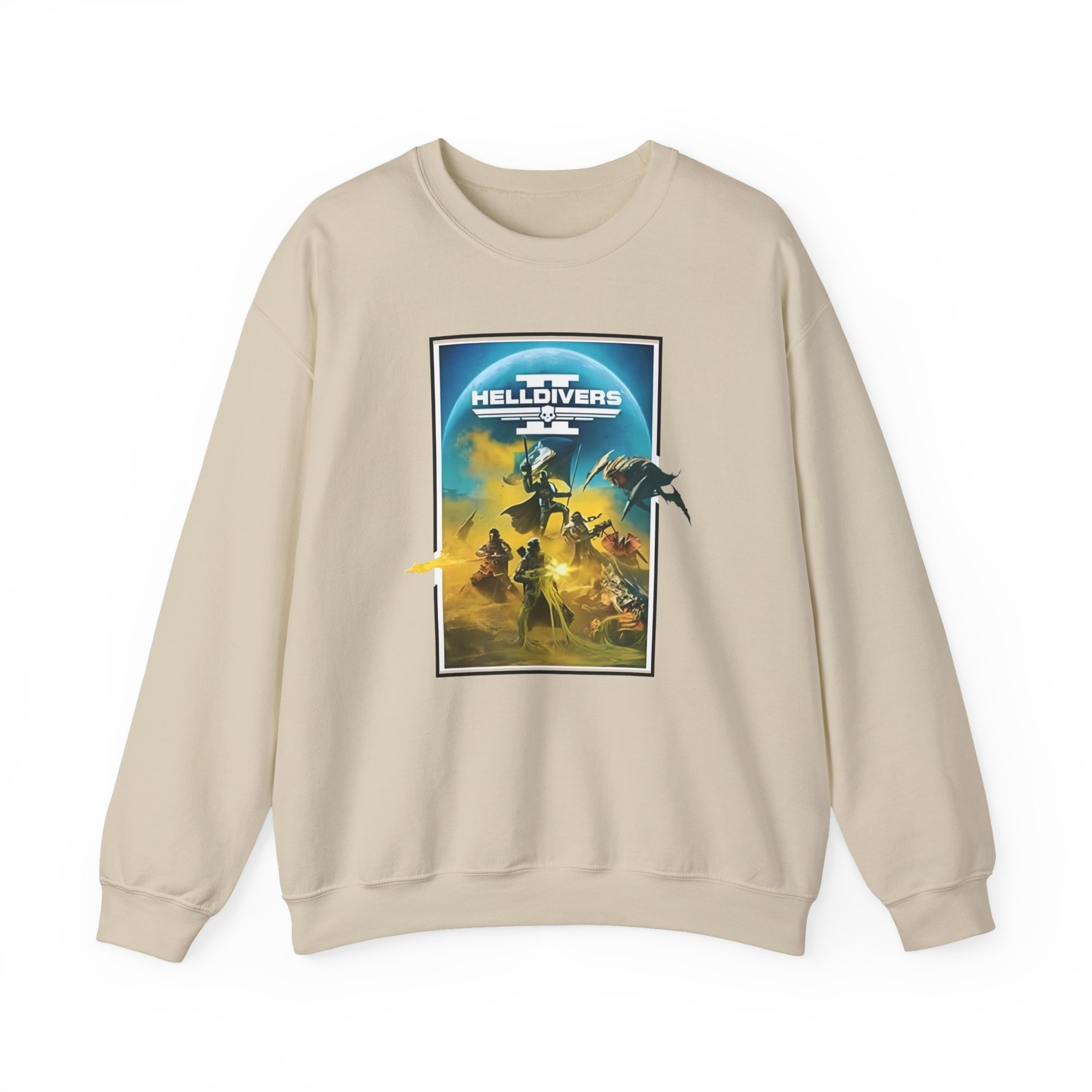 Helldivers Key Art Unisex Heavy Blendâ„¢ Crewneck Sweatshirt