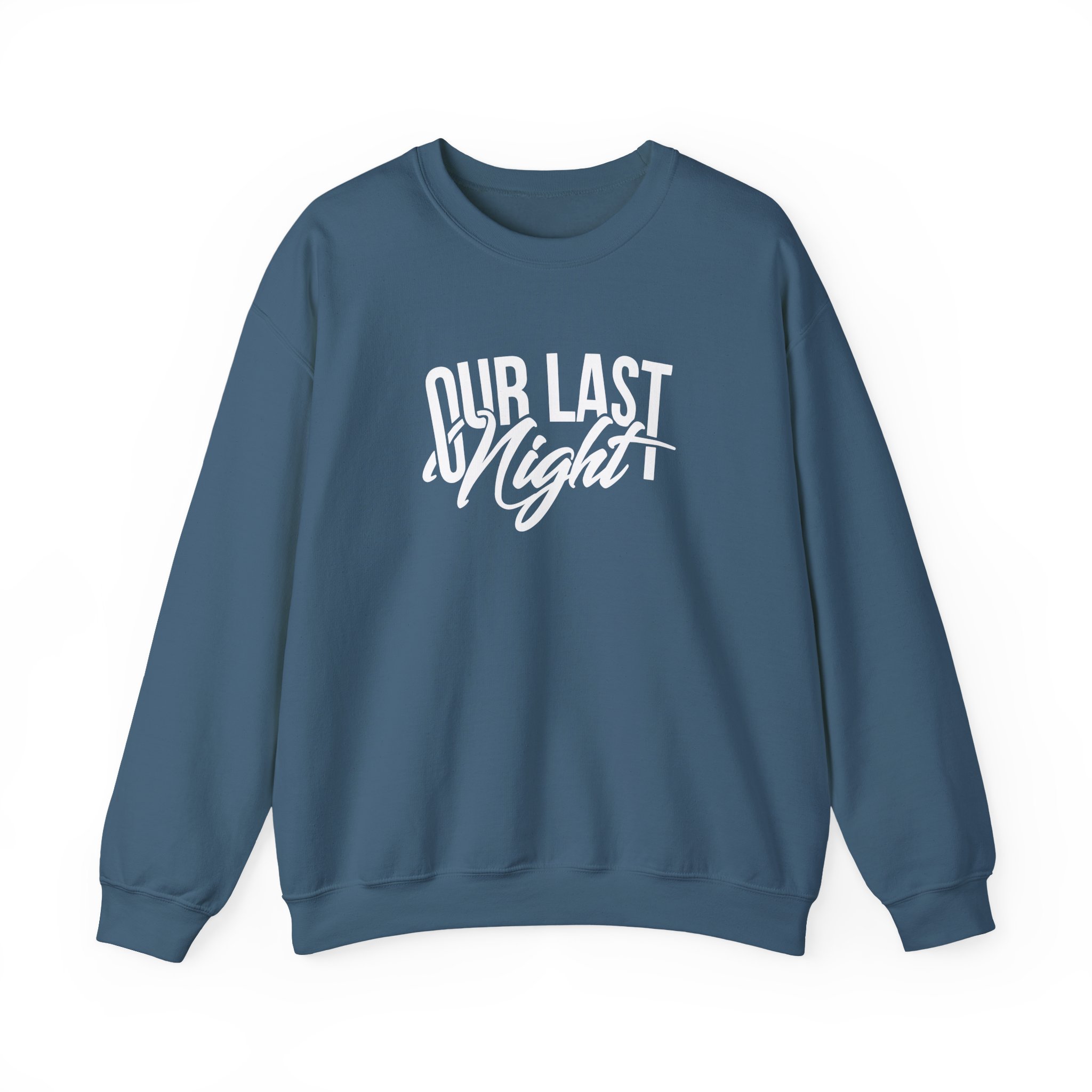 Our Last Night Script Unisex Heavy Blendâ„¢ Crewneck Sweatshirt