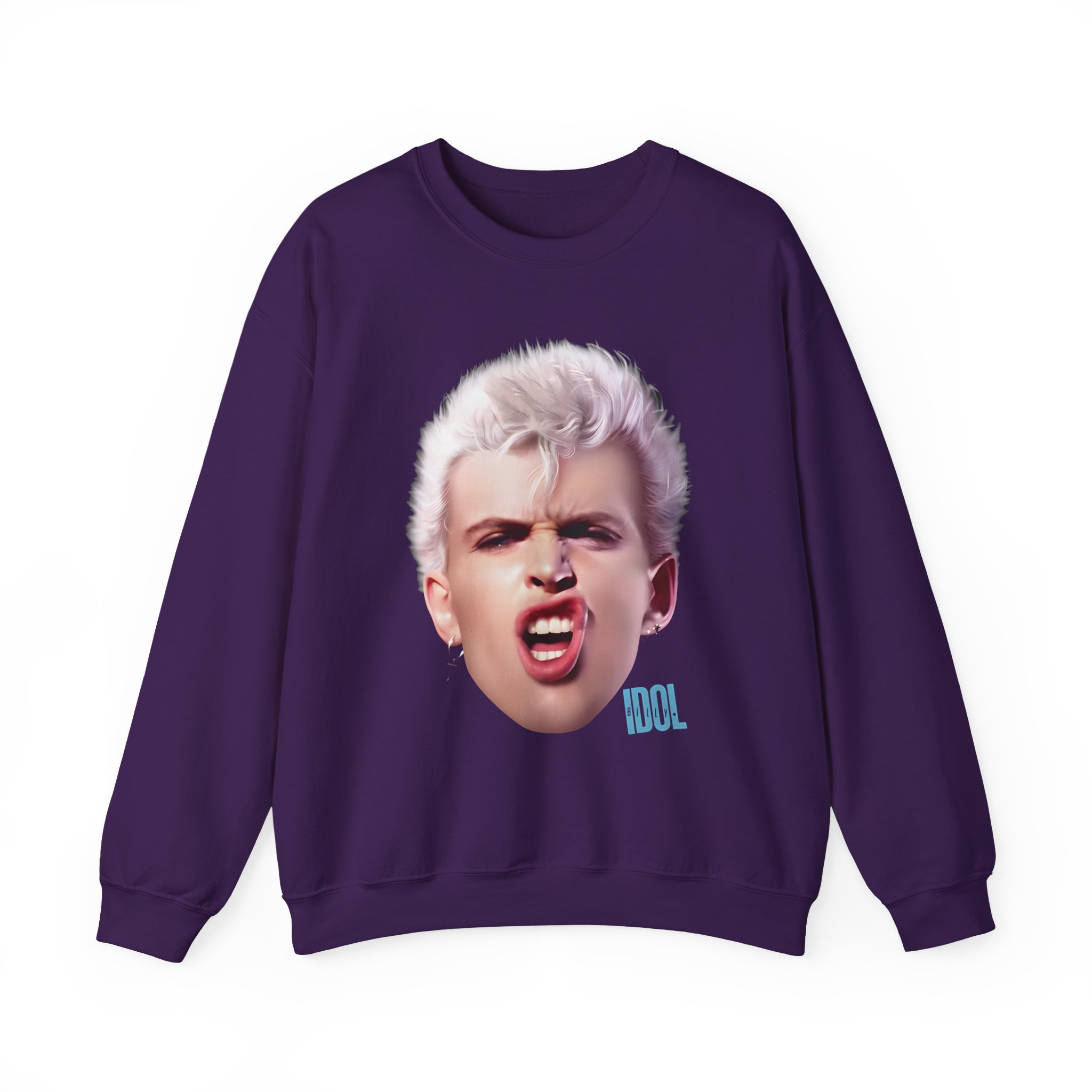 Billy Idol Billy Smirk Unisex Heavy Blendâ„¢ Crewneck Sweatshirt