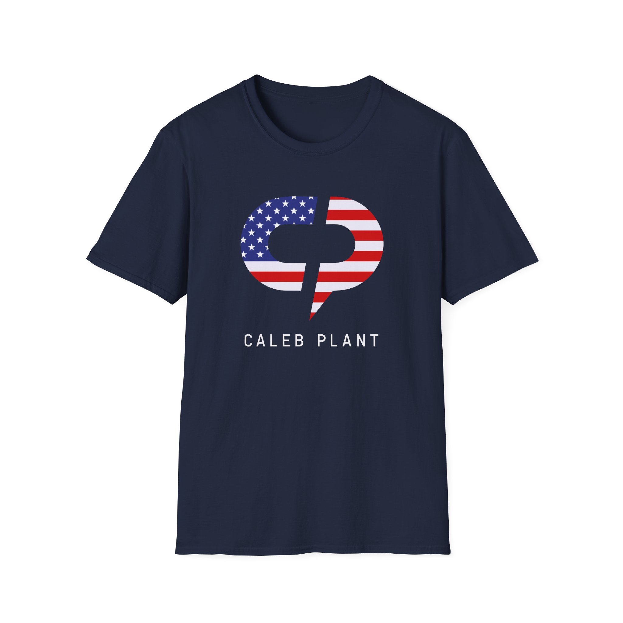 Caleb Plant Red, White and Blue Unisex Softstyle T-Shirt