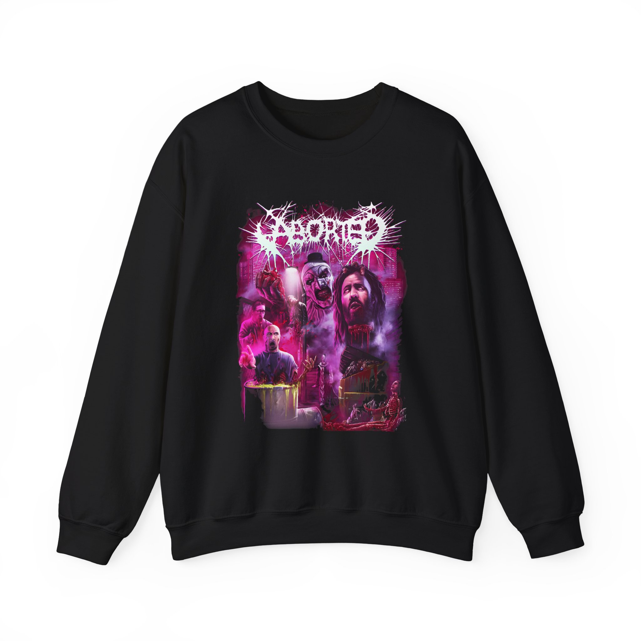 Aborted Terrify'er Unisex Heavy Blendâ„¢ Crewneck Sweatshirt