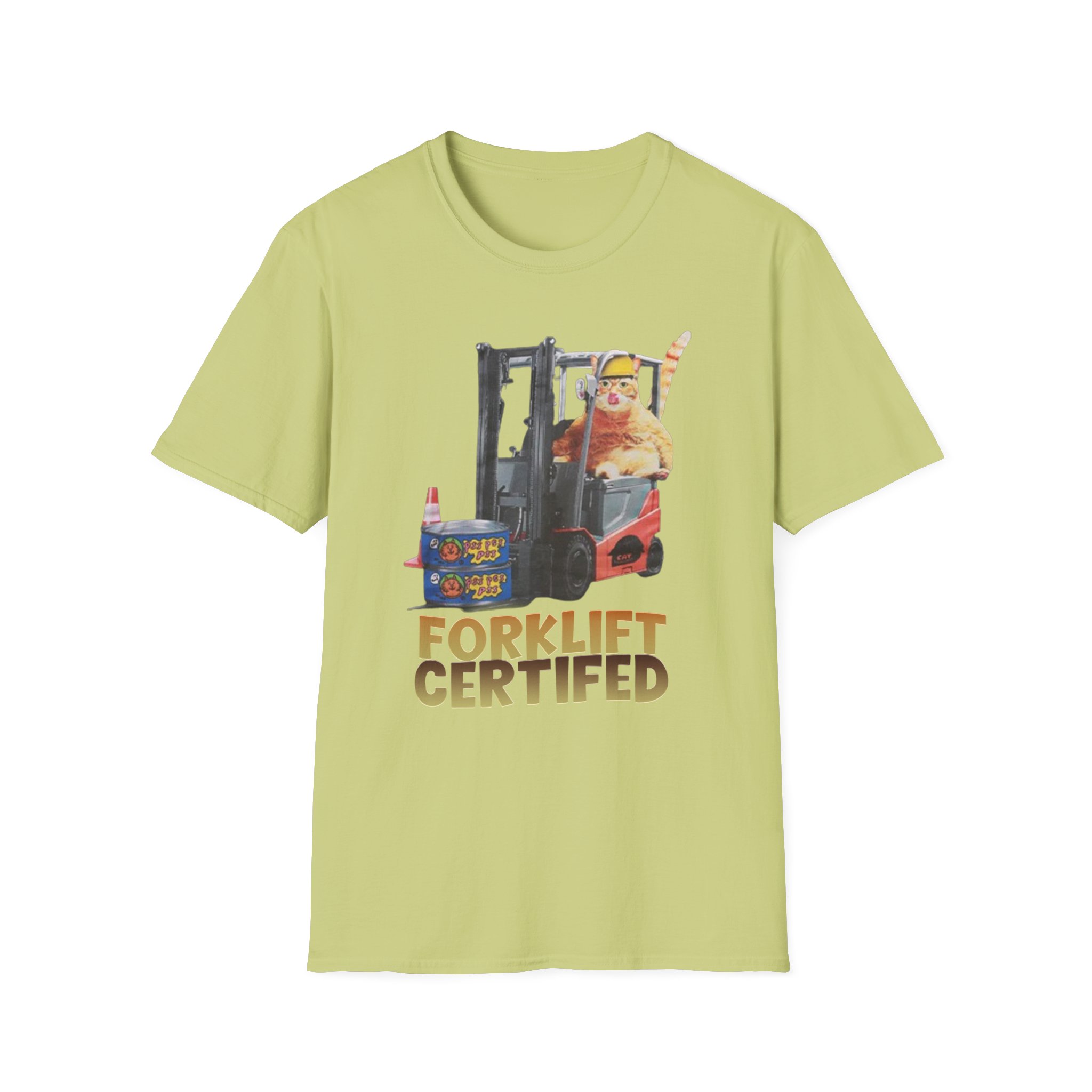 William Osman Forklift Certified Unisex Softstyle T-Shirt