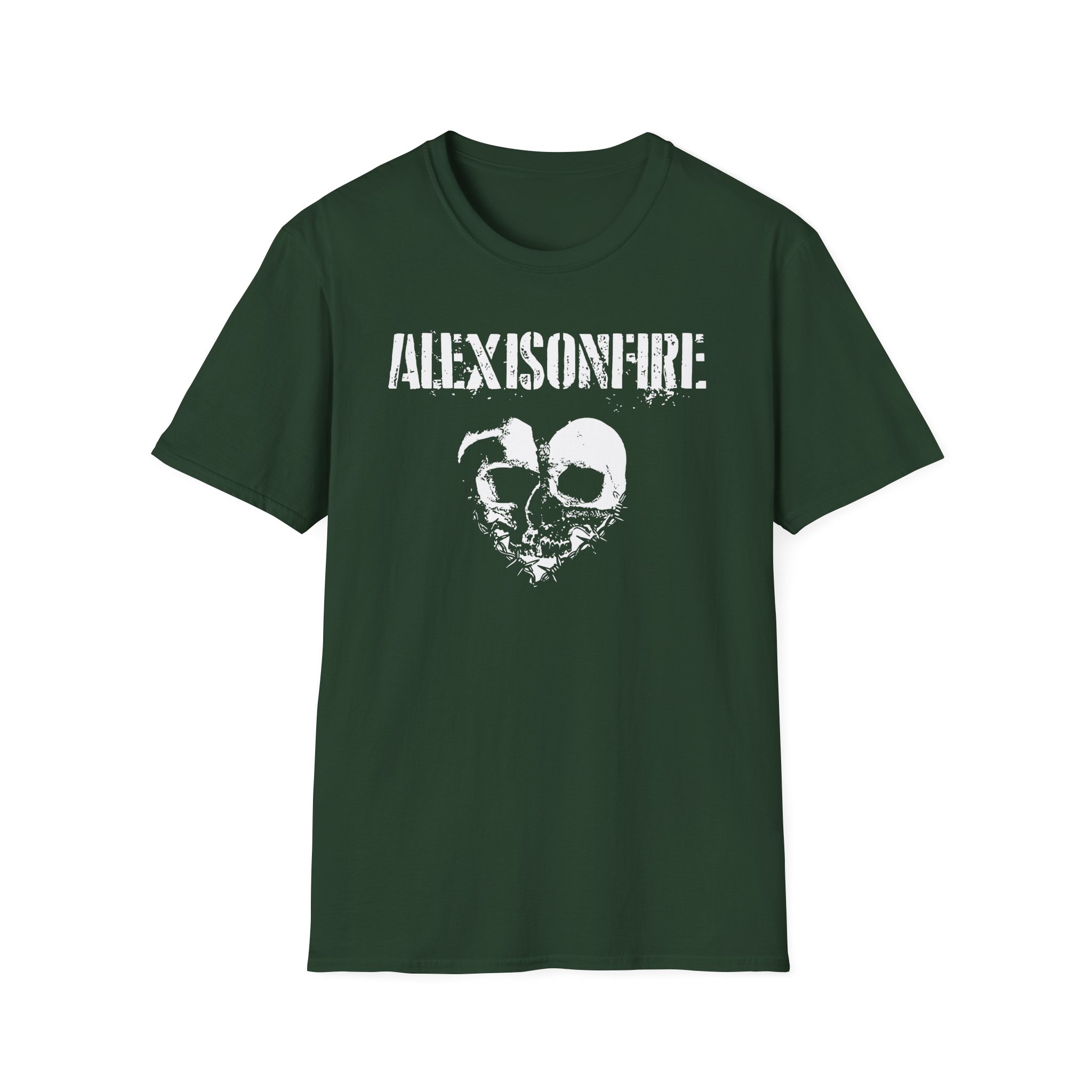 Alexisonfire Barbed Wire Heartskull Unisex Softstyle T-Shirt