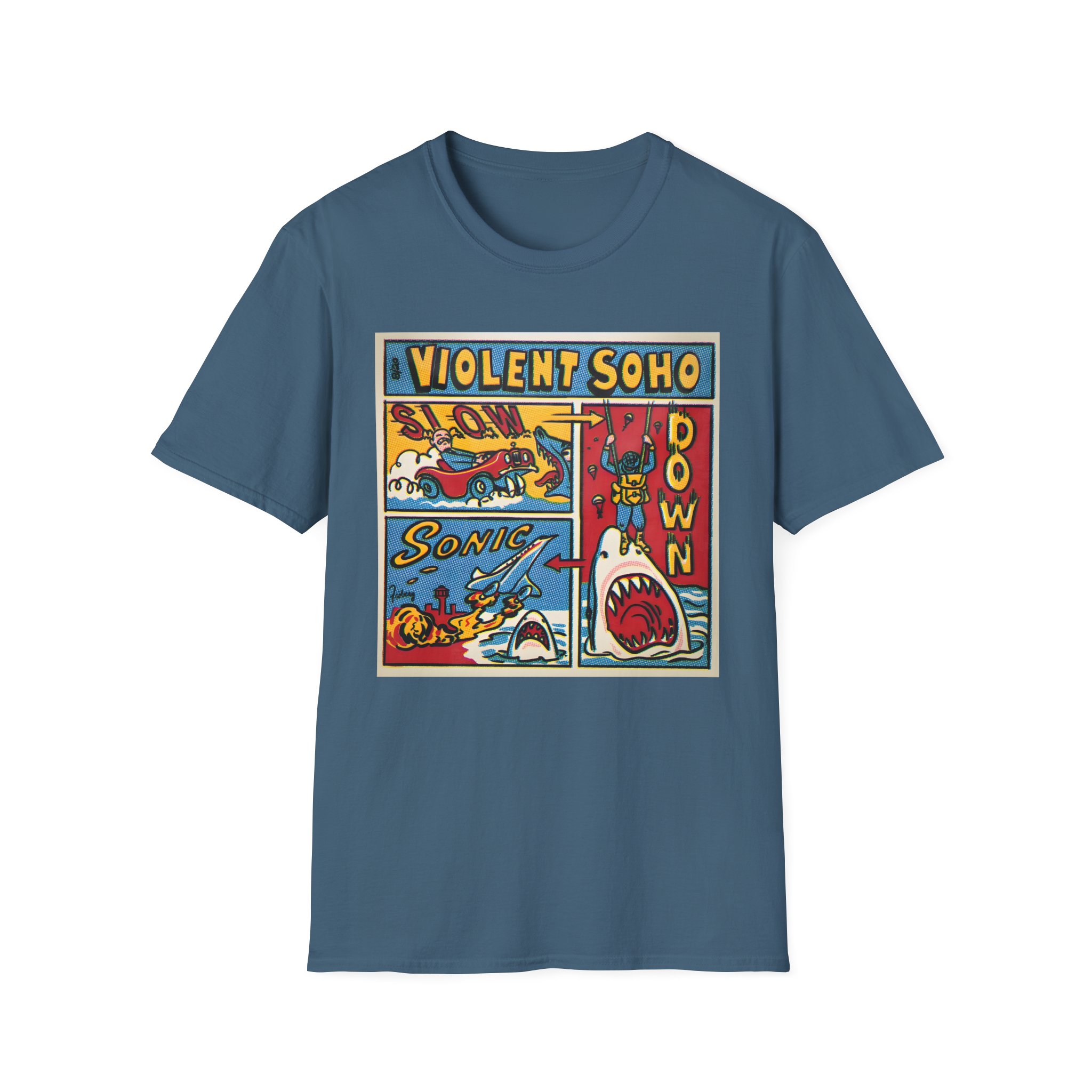 Violent Soho Slow Down Sonic Unisex Softstyle T-Shirt