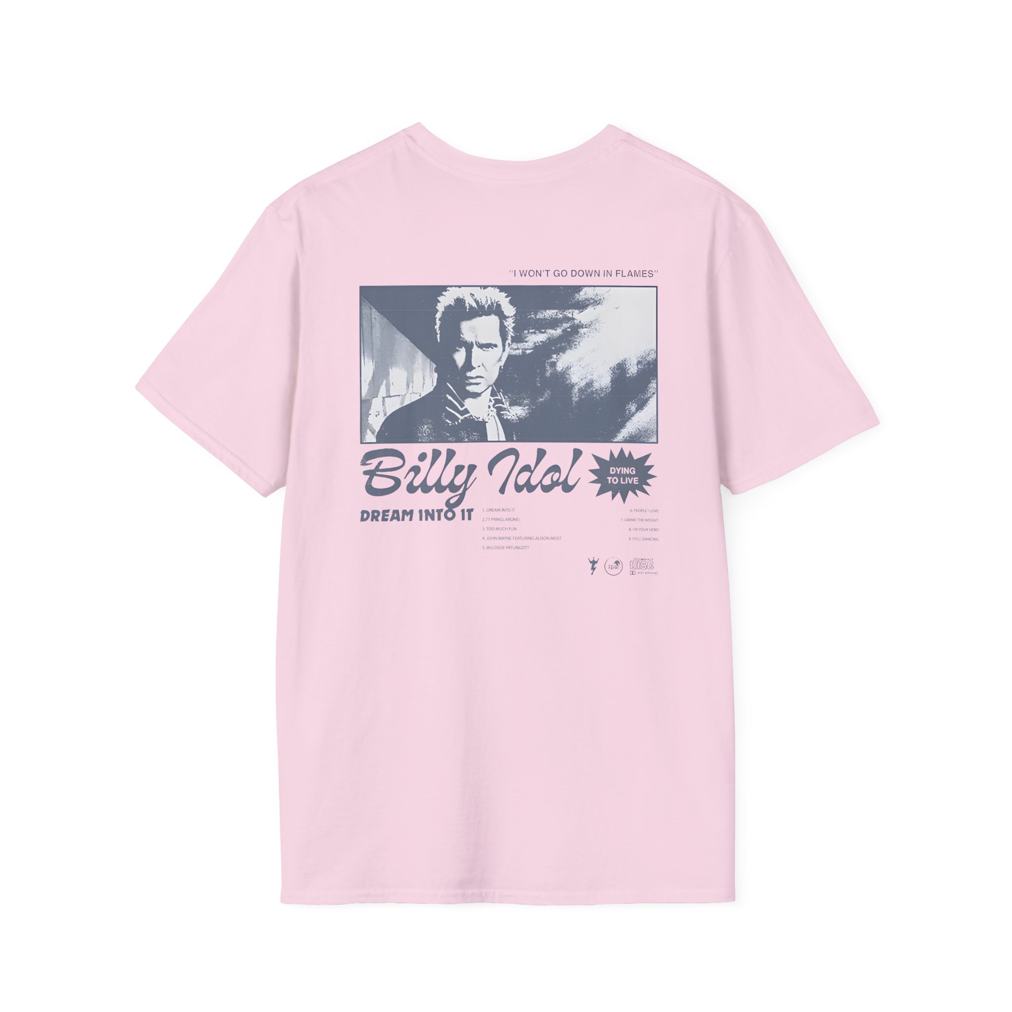 Billy Idol Billy Script Unisex Softstyle T-Shirt