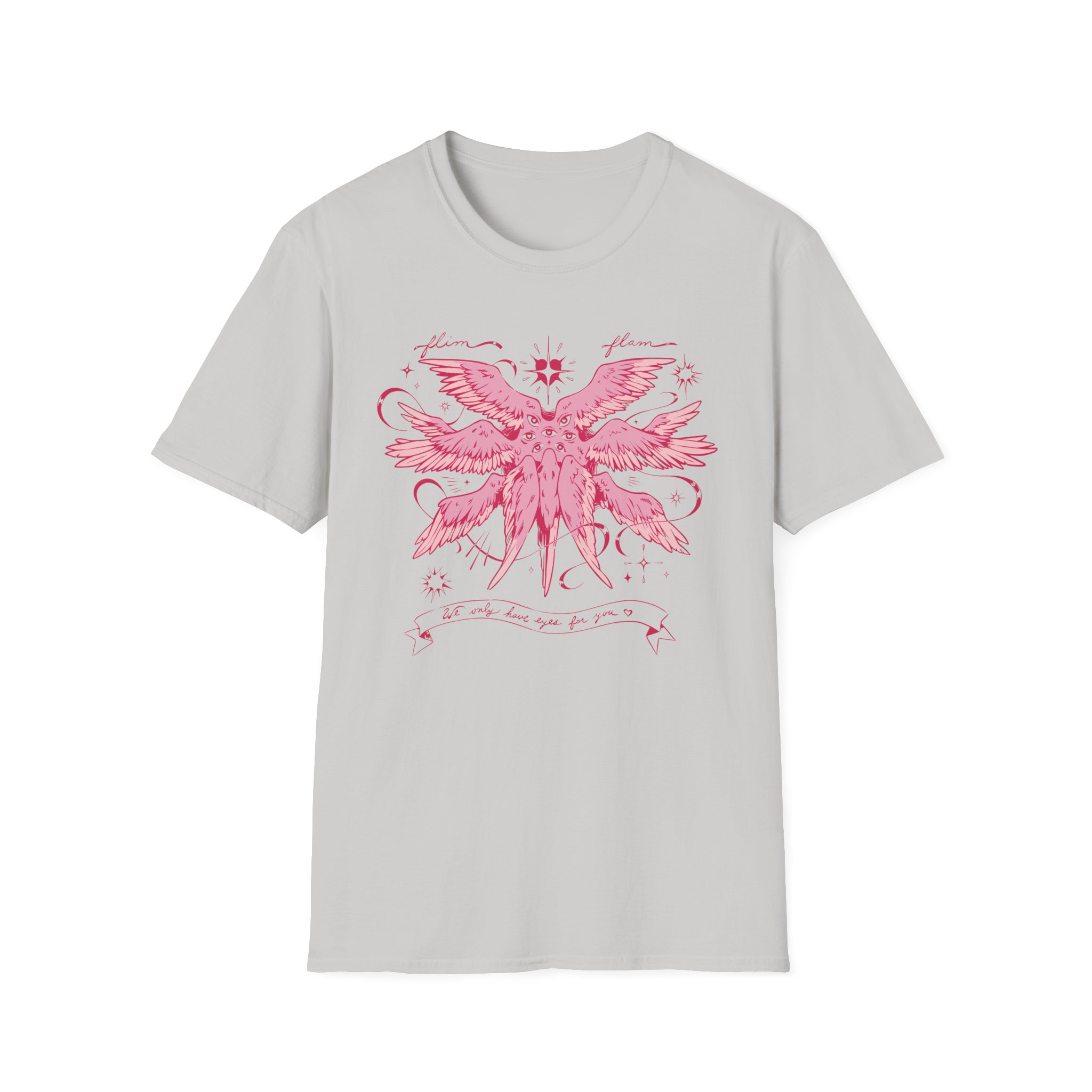 Flamingo Flim Flam Angel Unisex Softstyle T-Shirt