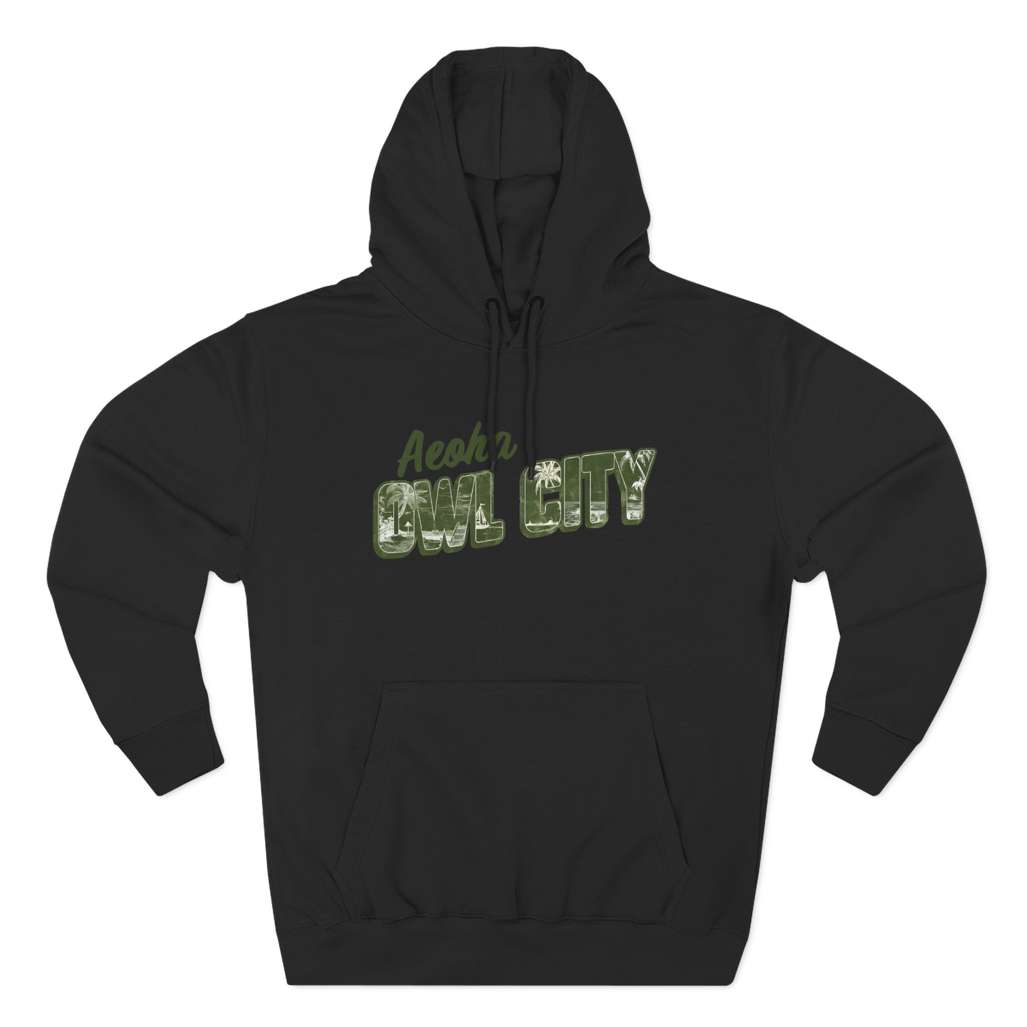 Owl City Three-Panel Fleece Hoodie
