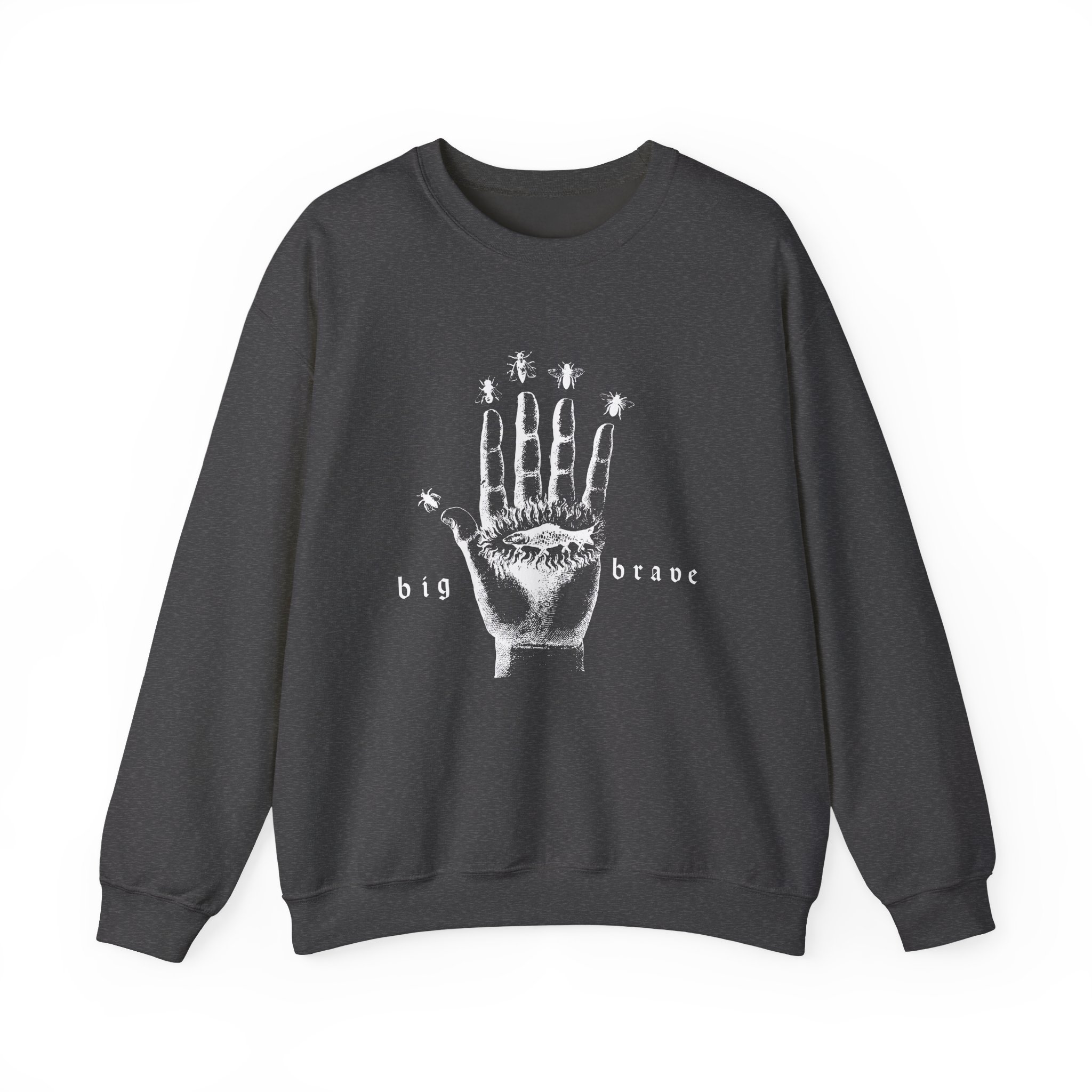 Big Brave Hand Unisex Heavy Blendâ„¢ Crewneck Sweatshirt
