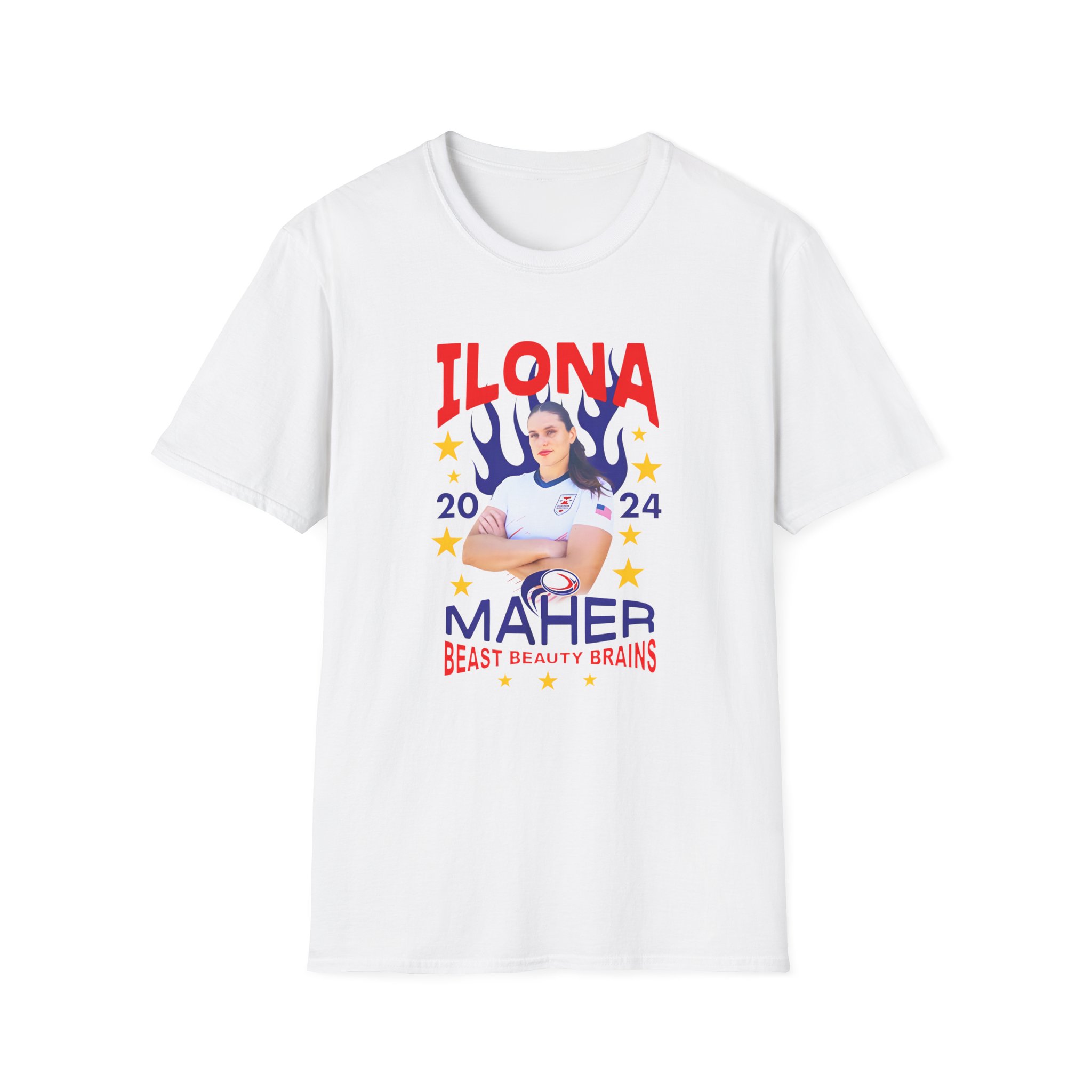 Ilona Maher Spangled Banner Unisex Softstyle T-Shirt
