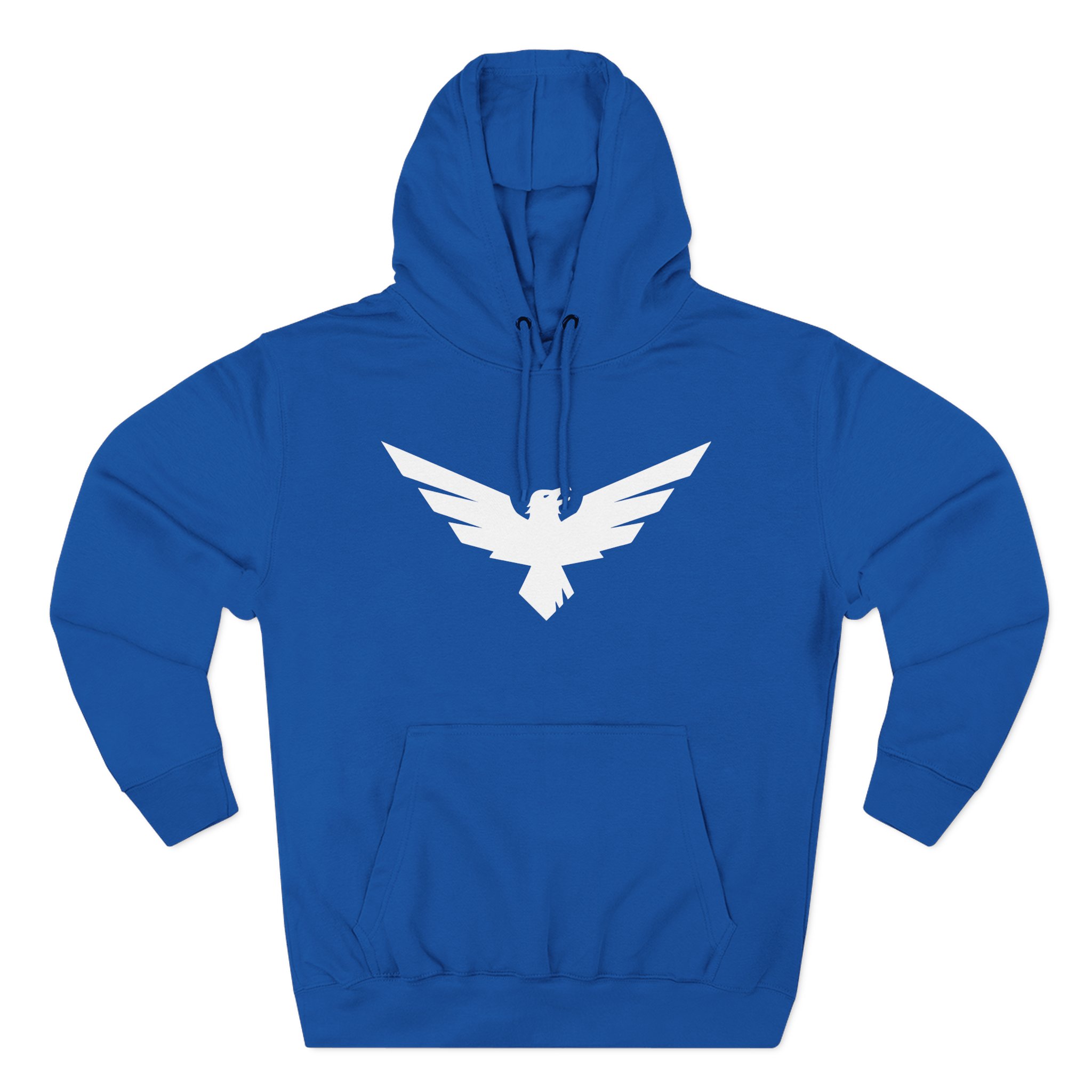 Carolina Royal Ravens Three-Panel Fleece Hoodie