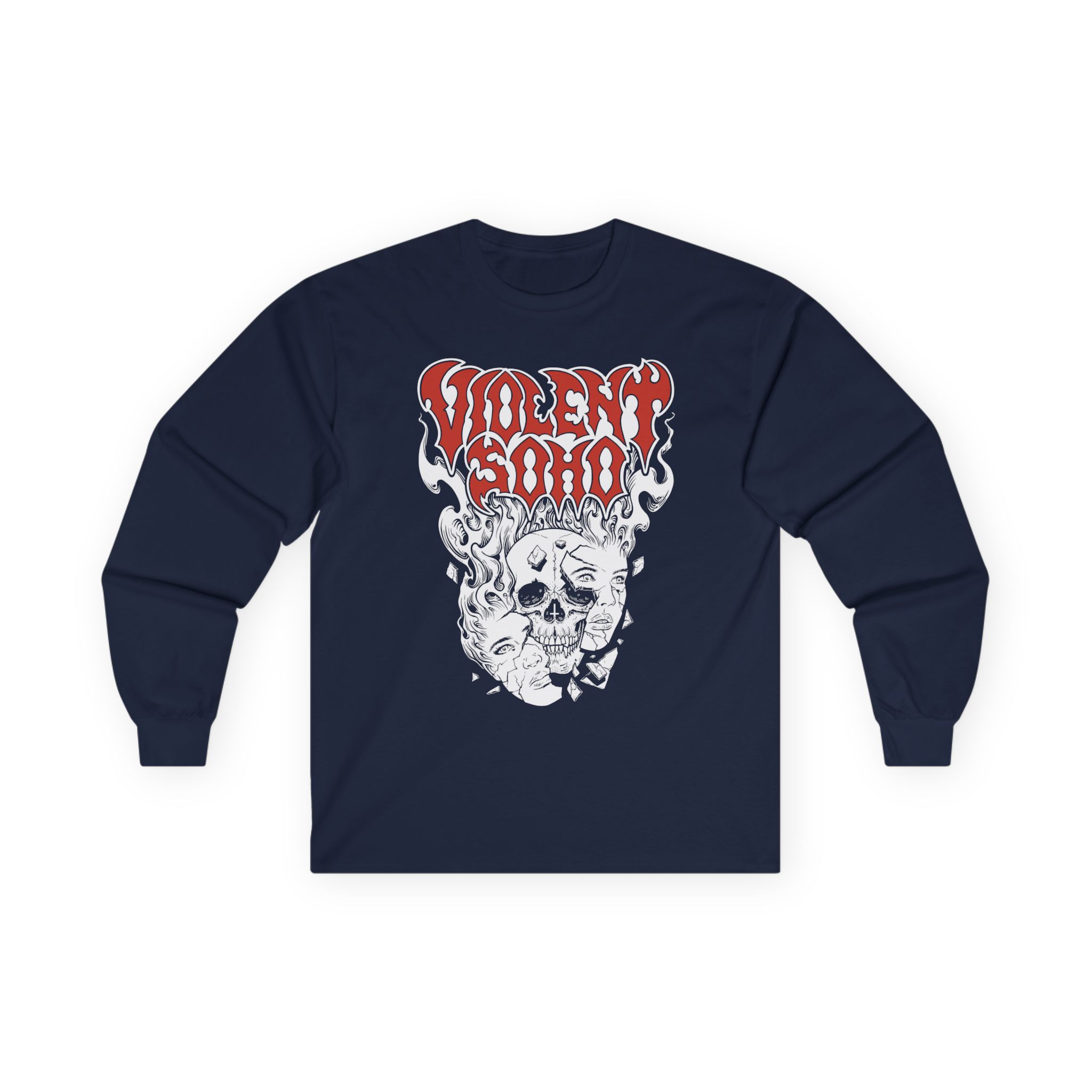 Violent Soho Murdoch Skull Unisex Ultra Cotton Long Sleeve Tee