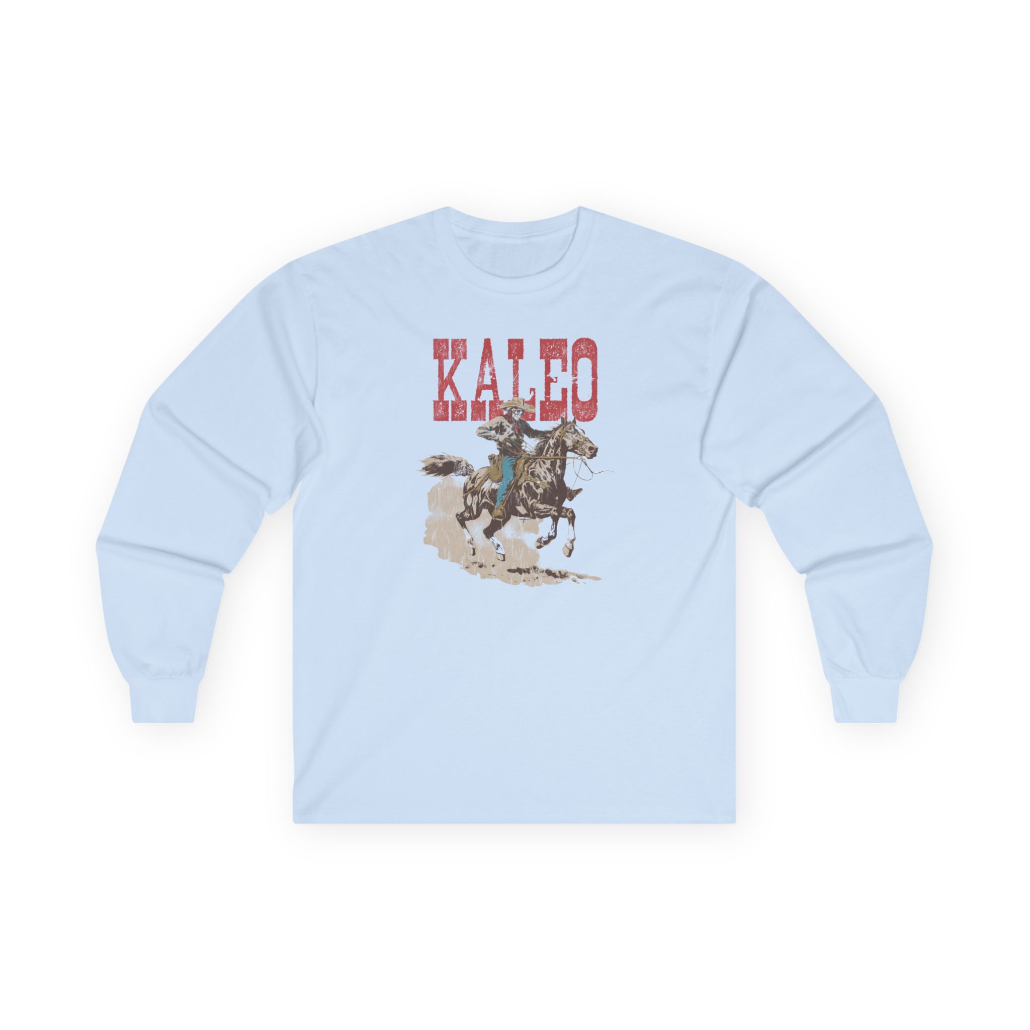 Kaleo Horse Racing Skeleton Unisex Ultra Cotton Long Sleeve Tee