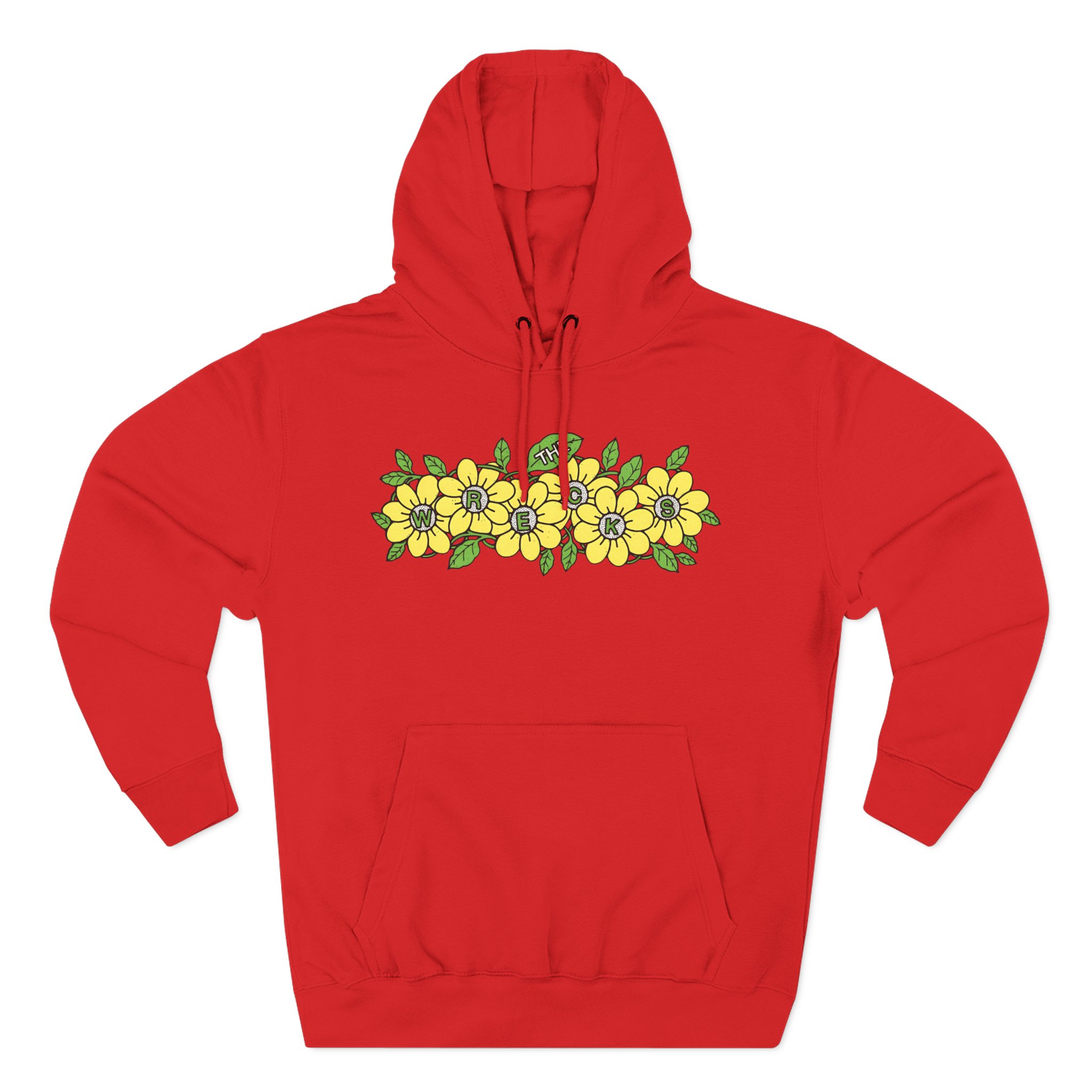 The Wrecks Flower Three-Panel Fleece Hoodie