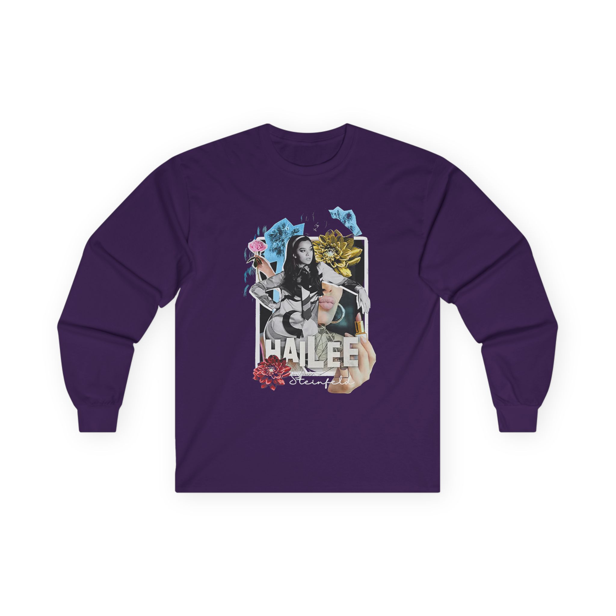 Hailee Steinfeld Retro Collage Unisex Ultra Cotton Long Sleeve Tee