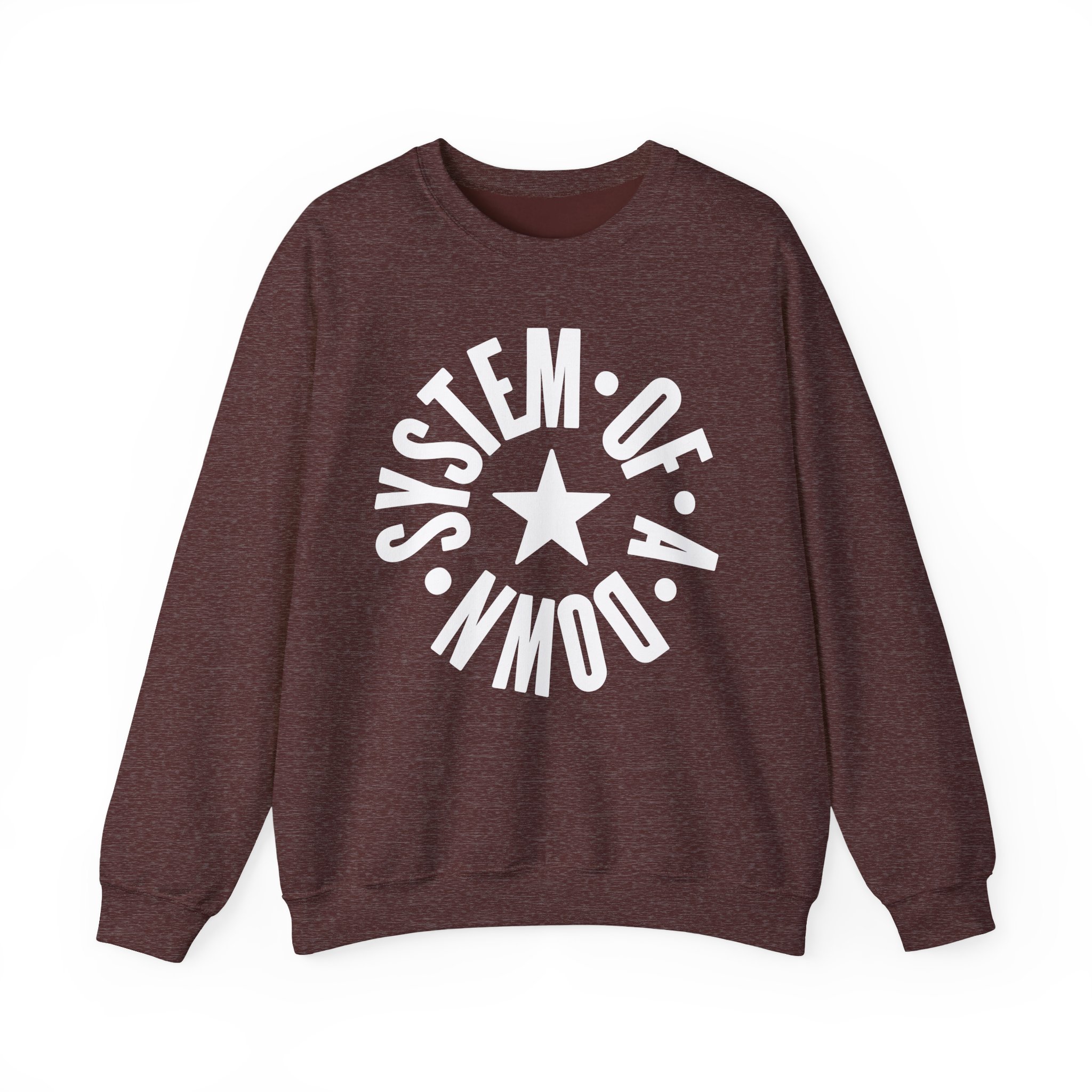 System of a Down Full Circle Logo Kids Unisex Heavy Blendâ„¢ Crewneck Sweatshirt
