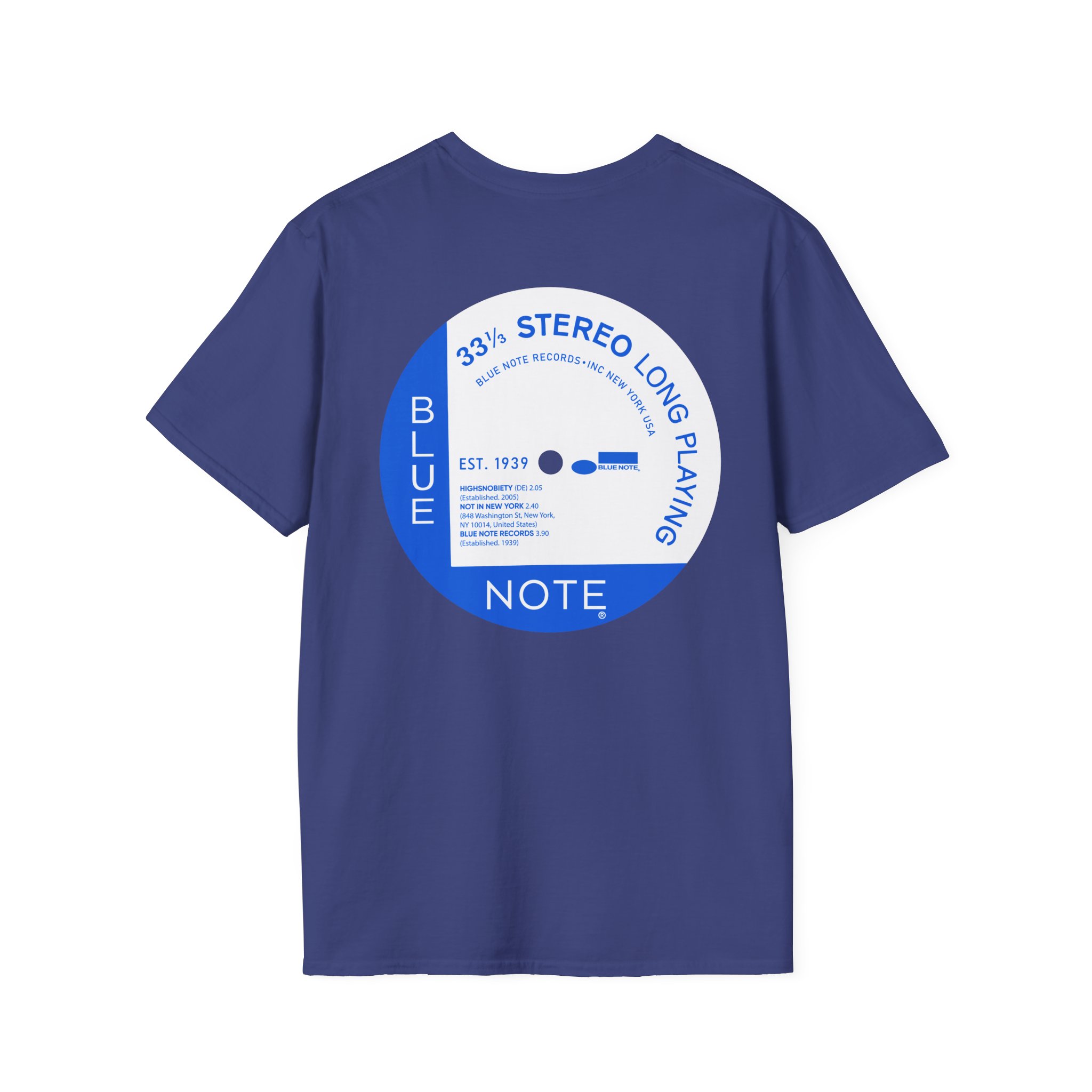 Blue Note X Highsnobiety Anniversary Unisex Softstyle T-Shirt