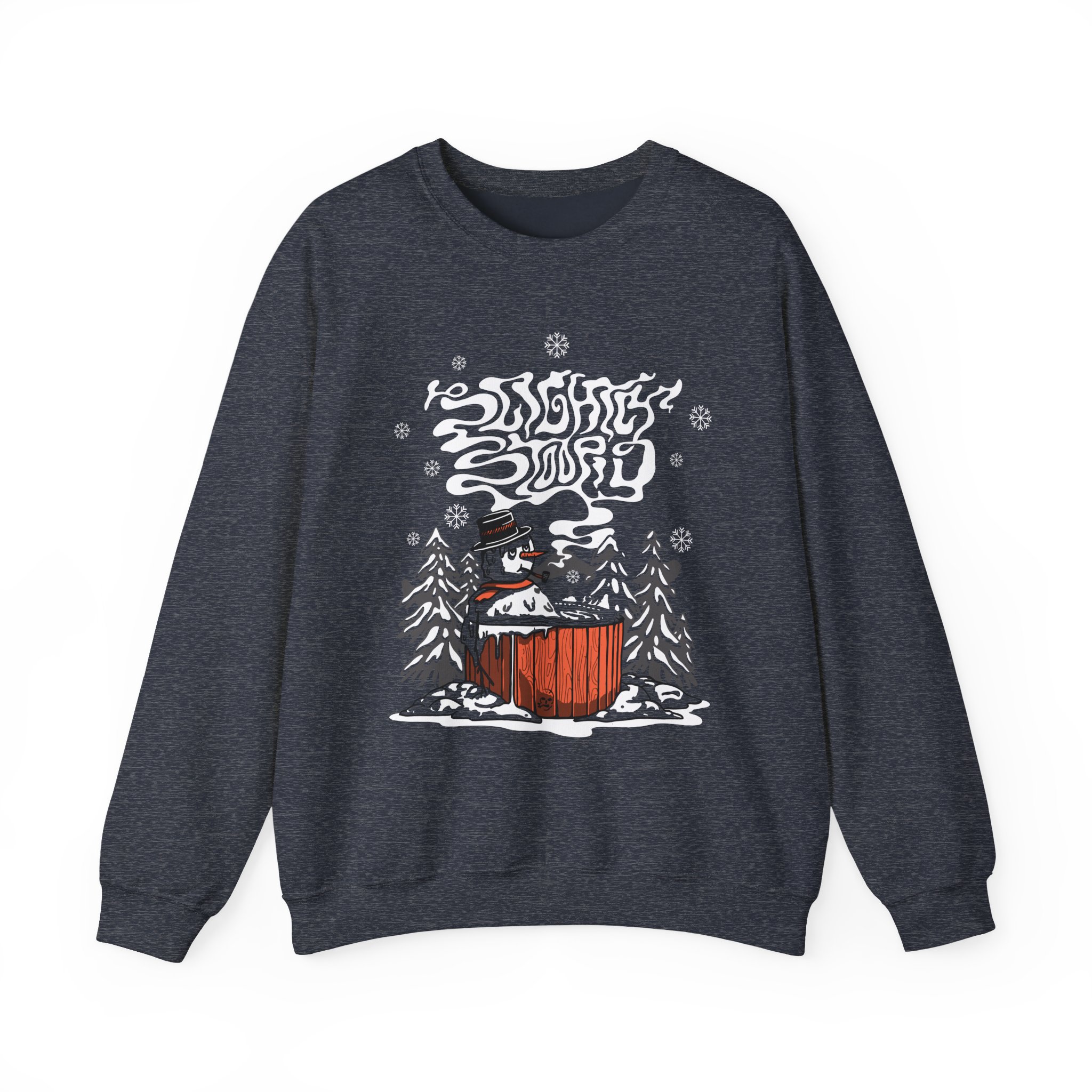 Slightly Stoopid Snowman Unisex Heavy Blendâ„¢ Crewneck Sweatshirt