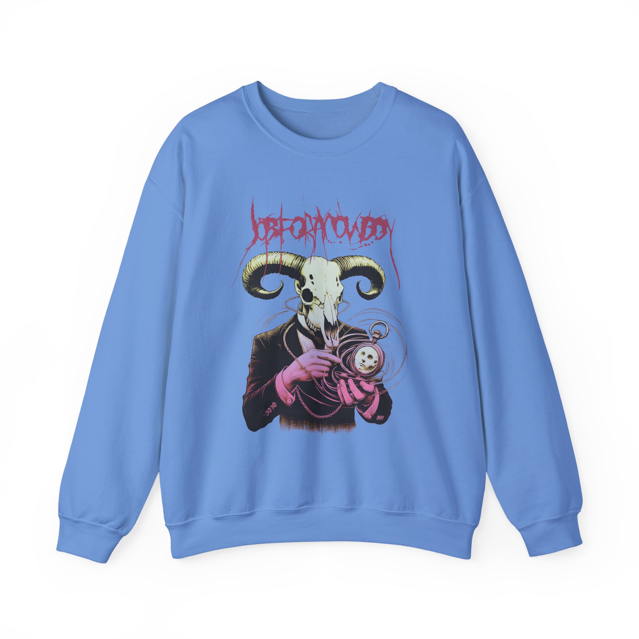 Job for a Cowboy Skull Unisex Heavy Blendâ„¢ Crewneck Sweatshirt