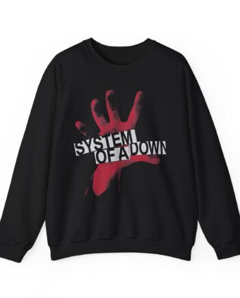 System of a Down Self Titled Red Hand Logo Unisex Heavy Blend™ Crewneck Sweatshirt
