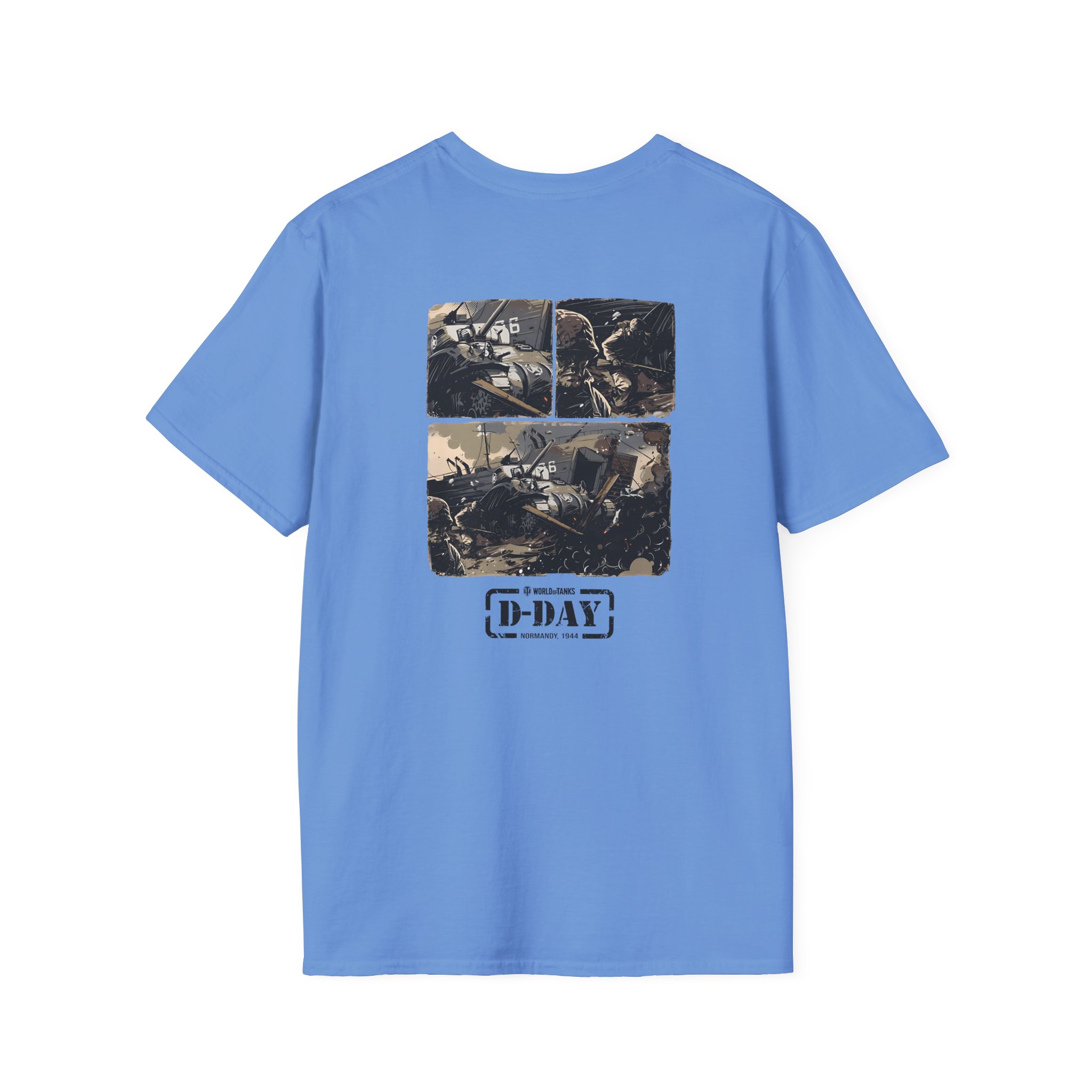 World of Tank Wot D-day Fury Storm Unisex Softstyle T-Shirt