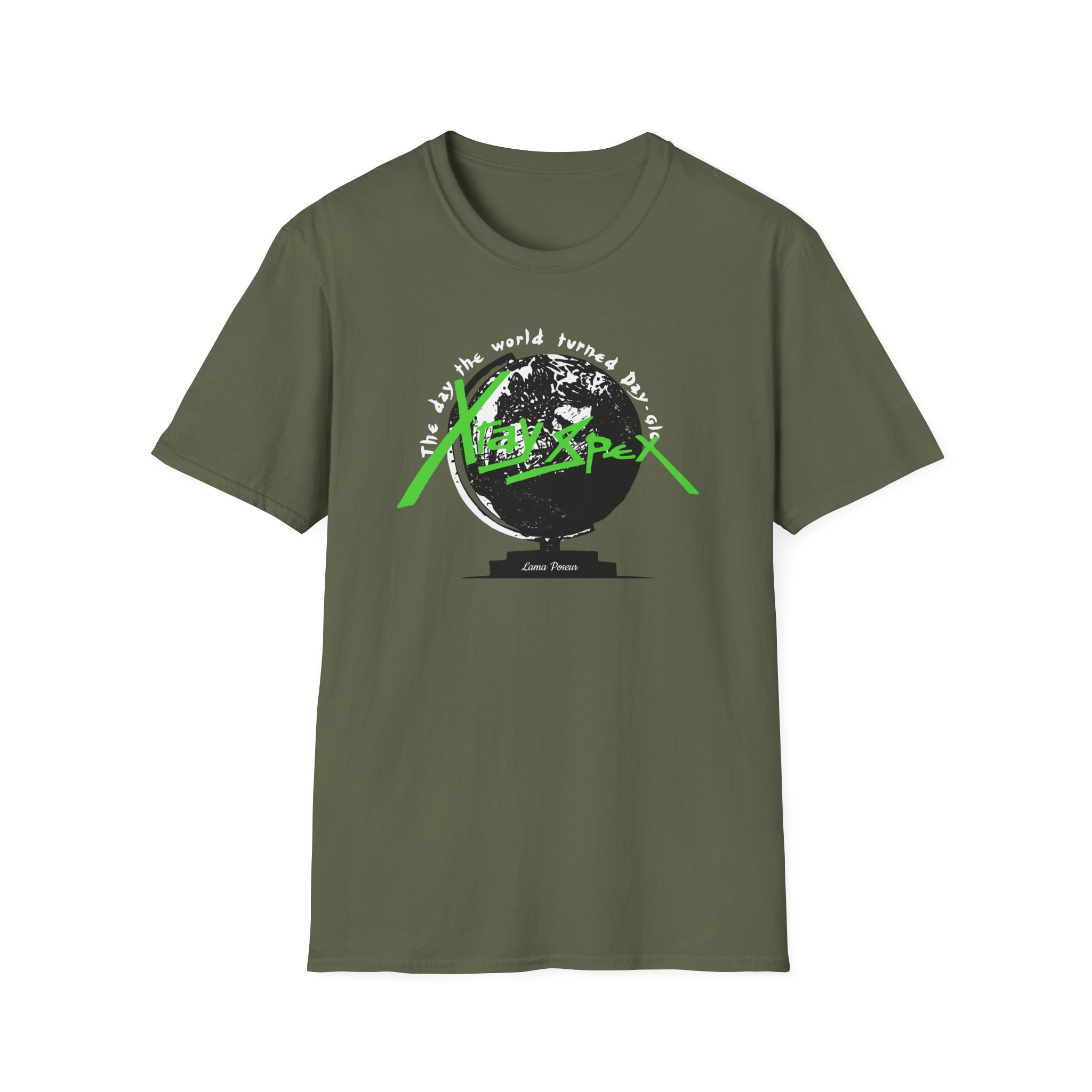 X-ray Spex Day-Glo Globe Unisex Softstyle T-Shirt