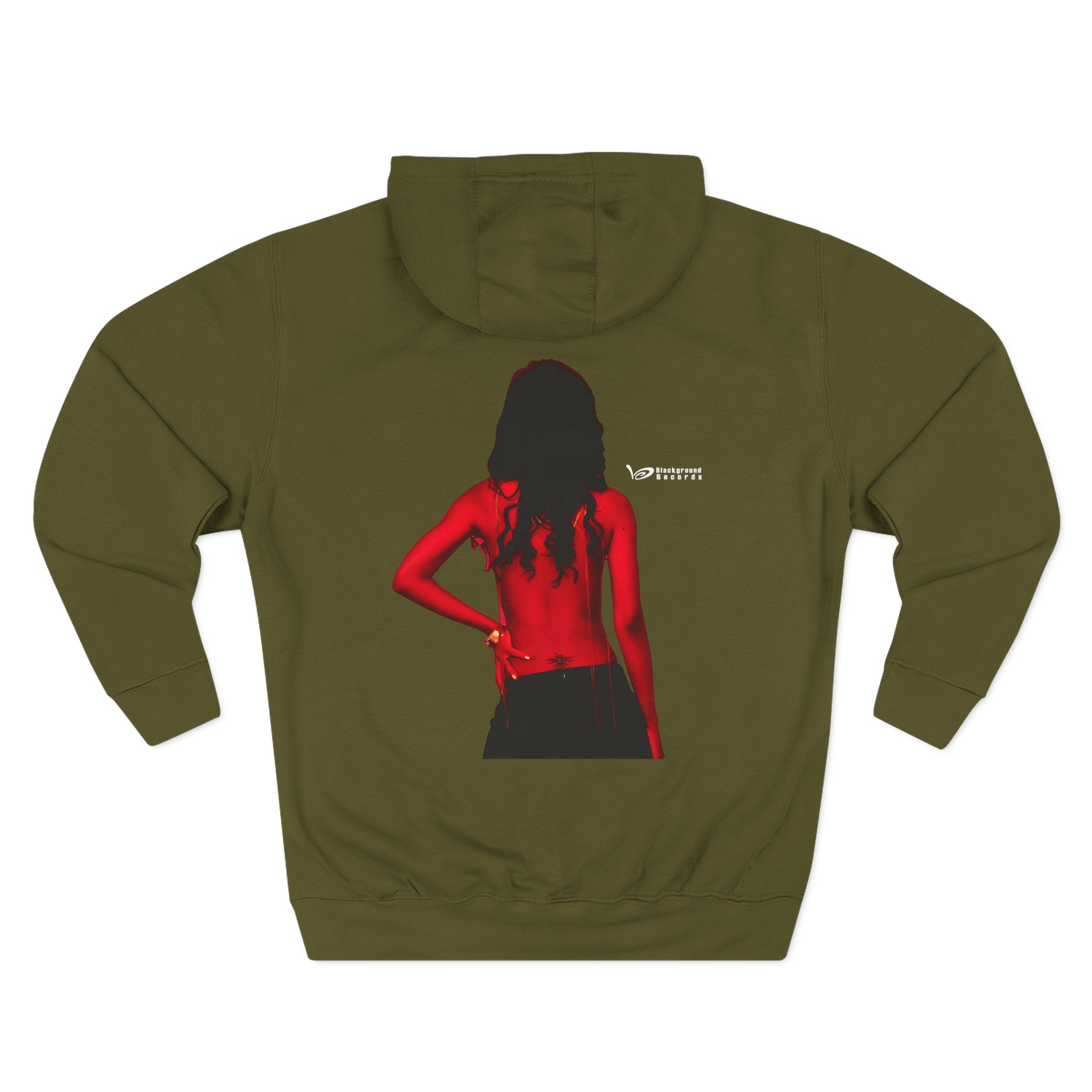 Aaliyah Three-Panel Fleece Hoodie