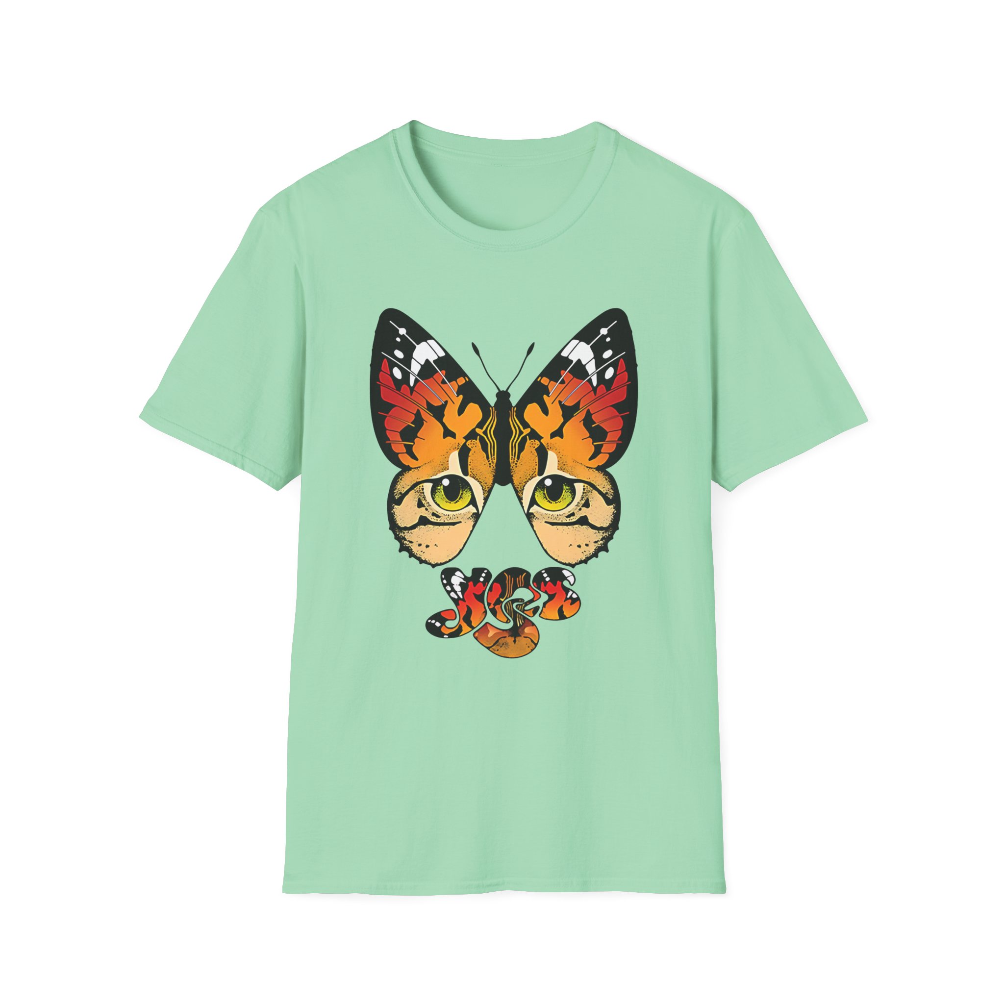 Yes Monarch Eyes Logo Unisex Softstyle T-Shirt