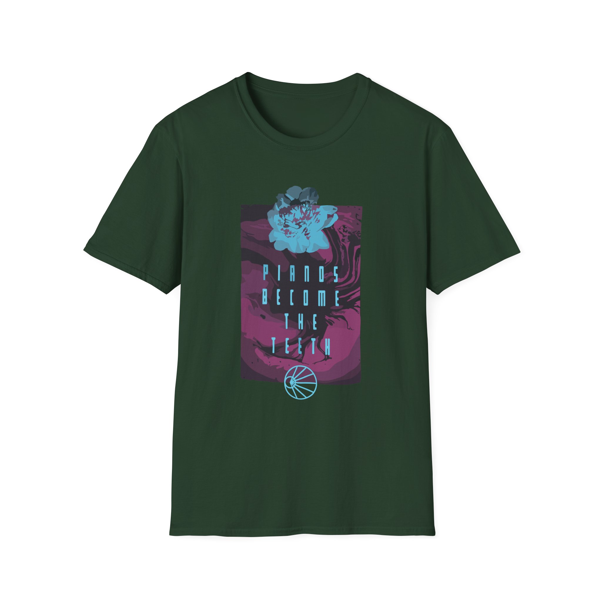 Pianos Become the Teeth Abstract Flowers Unisex Softstyle T-Shirt