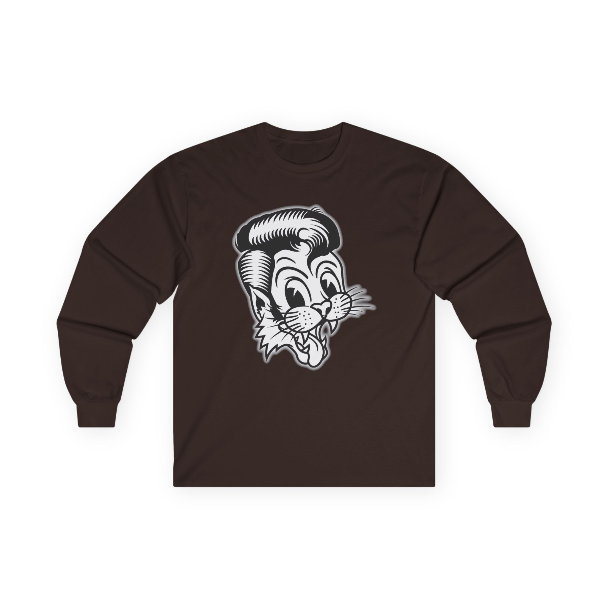 Stray Cats Metallic Cat Unisex Ultra Cotton Long Sleeve Tee