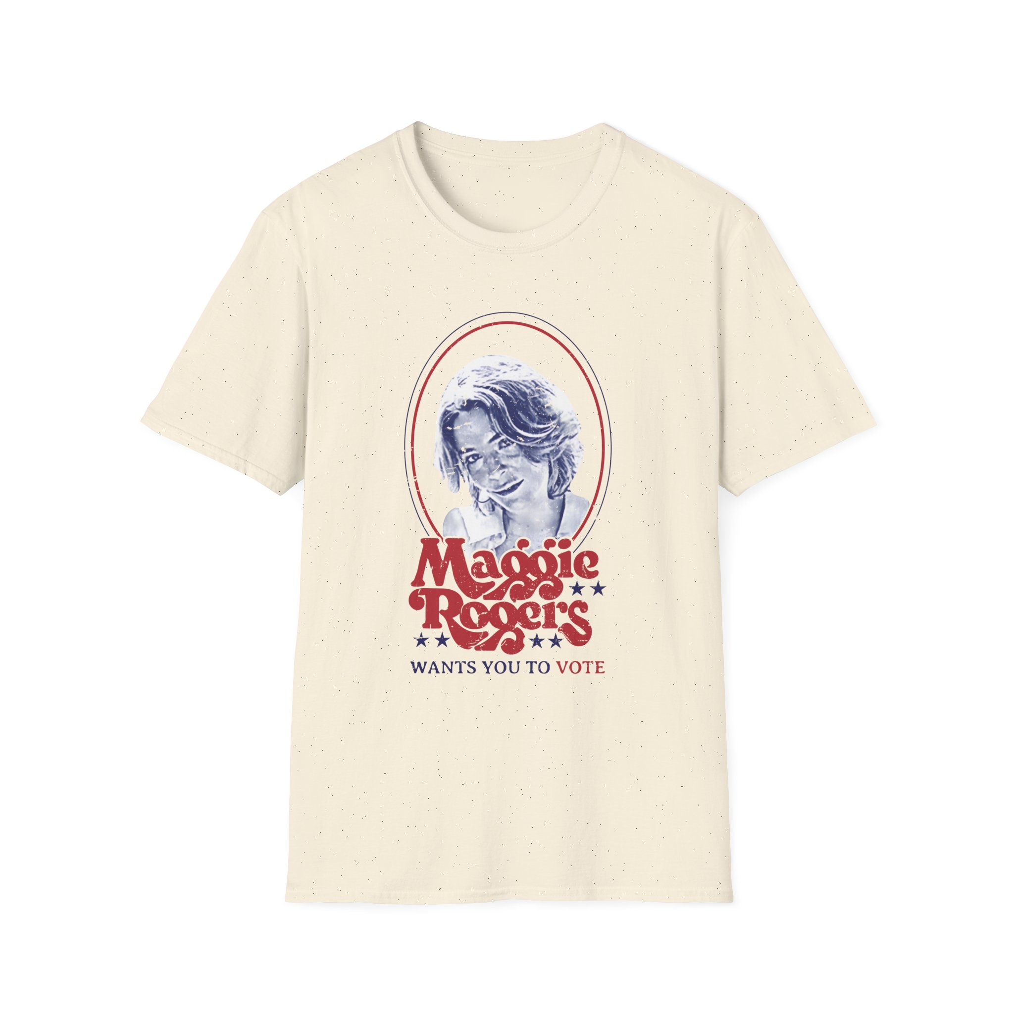 Maggie Rogers Wants You To Vote Unisex Softstyle T-Shirt