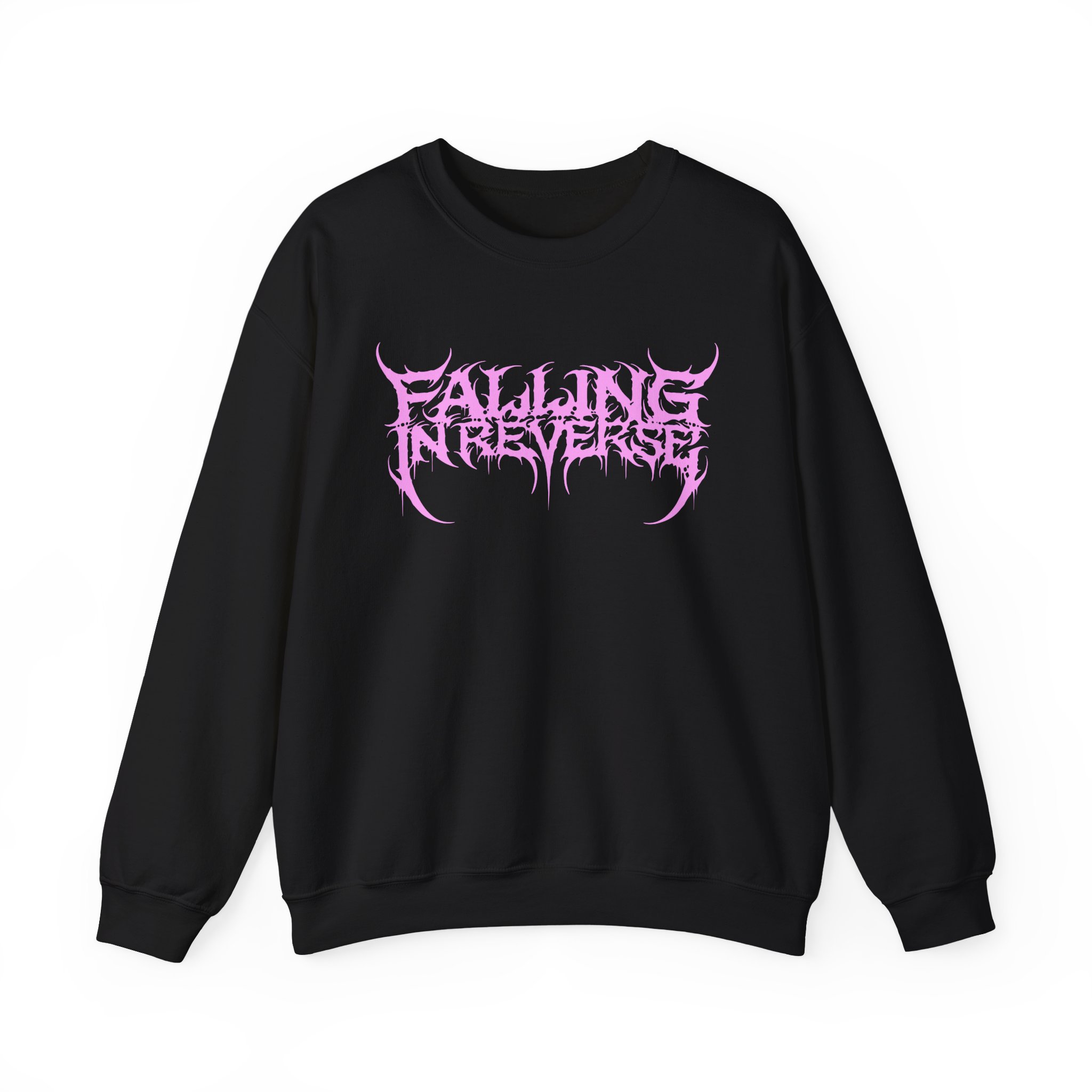 Falling in Reverse Popular Monster Text Unisex Heavy Blendâ„¢ Crewneck Sweatshirt