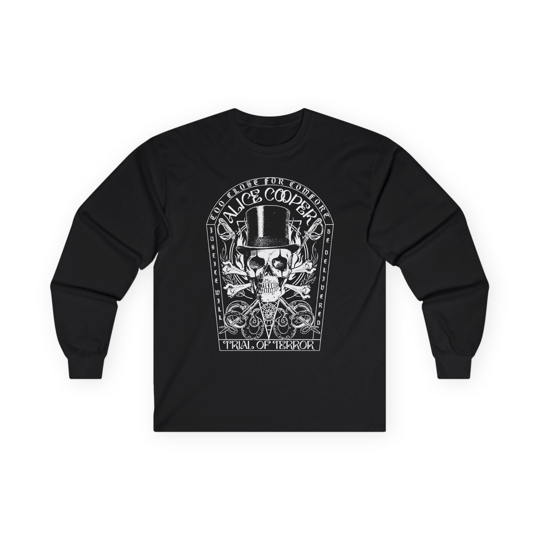 Alice Cooper Trial of Terror Unisex Ultra Cotton Long Sleeve Tee