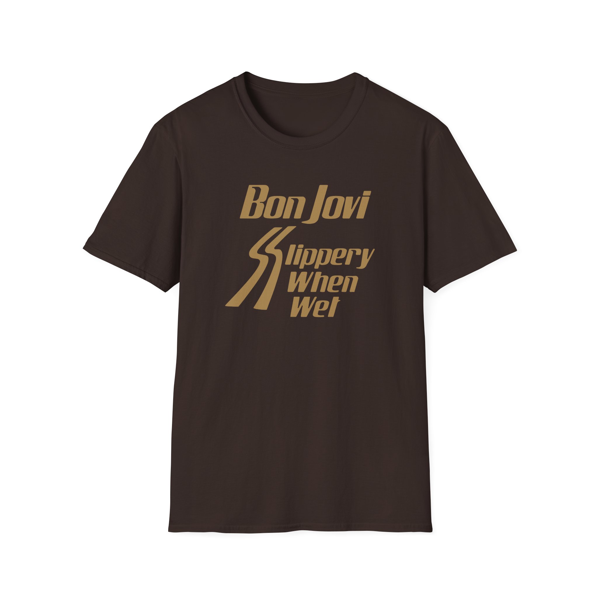 Bon Jovi Slippery When Wet Unisex Softstyle T-Shirt