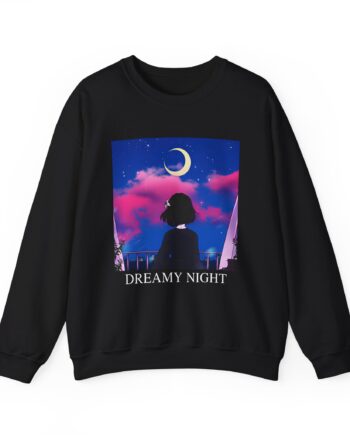 Lilypichu Dreamy Night Unisex Heavy Blend™ Crewneck Sweatshirt