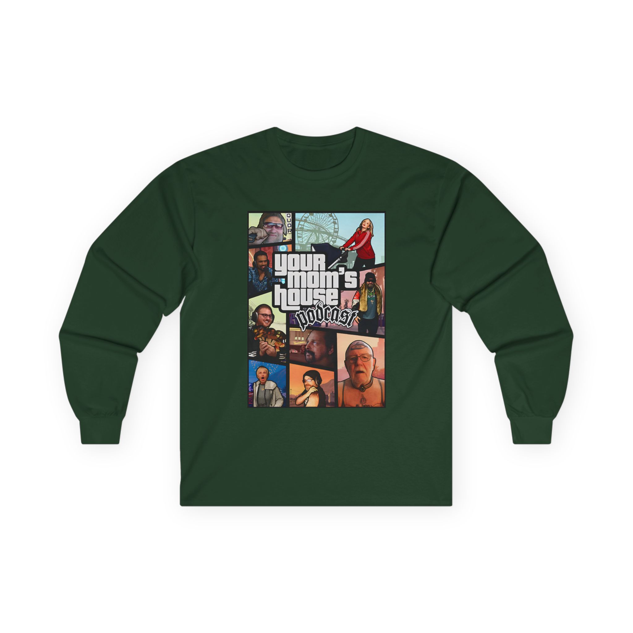 Ymh GTA Unisex Ultra Cotton Long Sleeve Tee