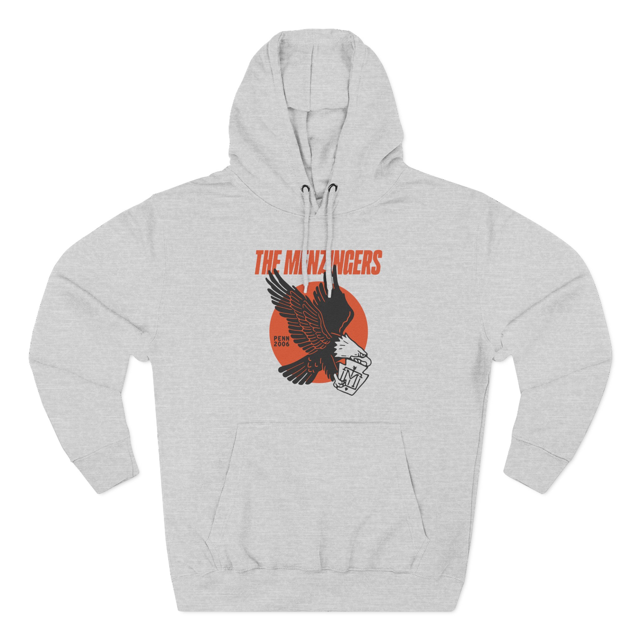 The Menzingers Eagle Three-Panel Fleece Hoodie