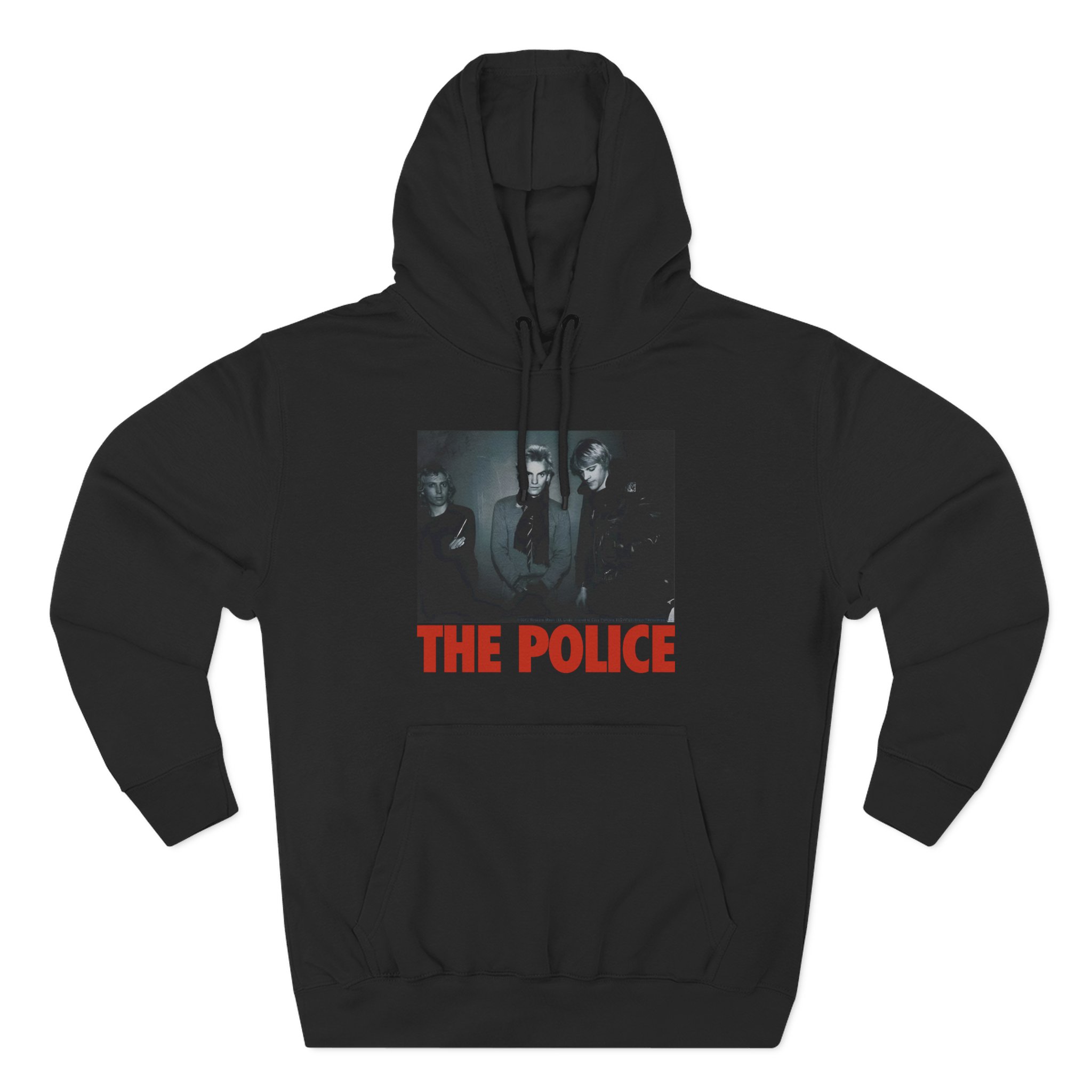 The Police Against the Wall Three-Panel Fleece Hoodie