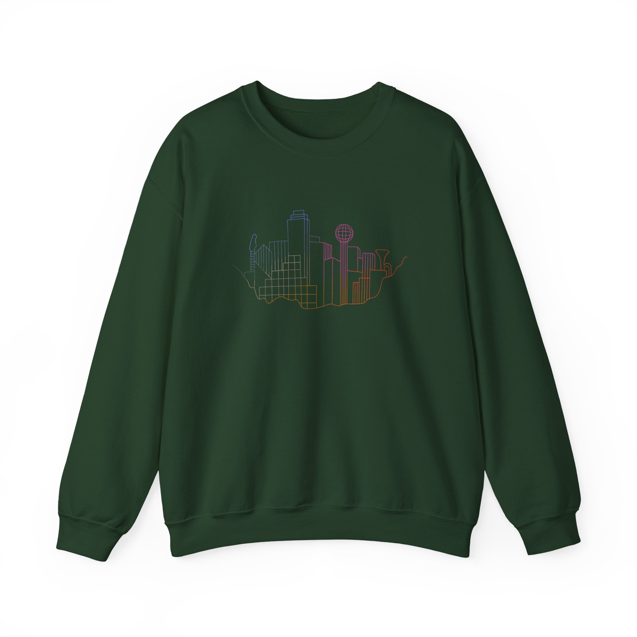 Snarky Puppy Empire Central Skyline Unisex Heavy Blend Crewneck Sweatshirt
