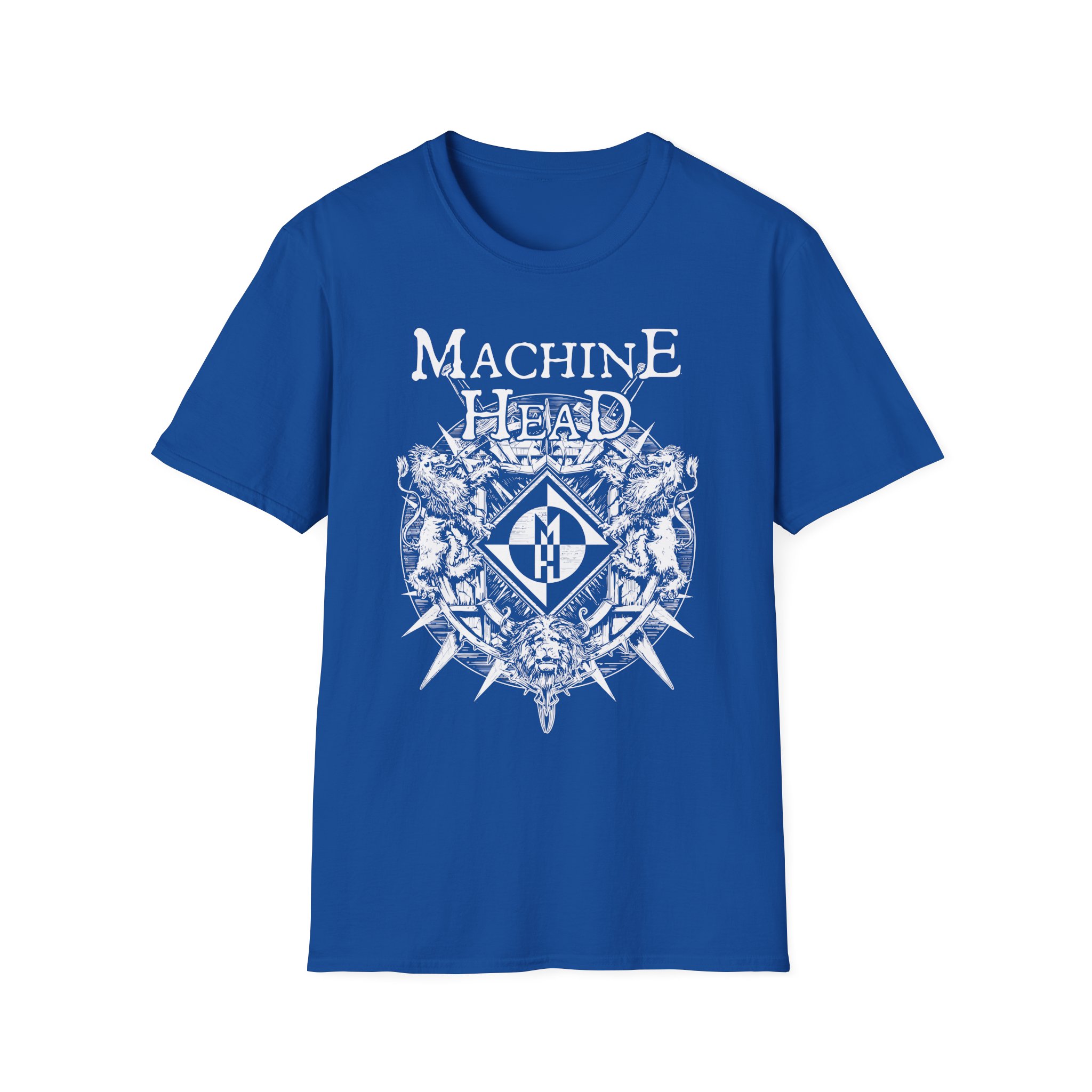 Machine Head Lion Crest Unisex Softstyle T-Shirt